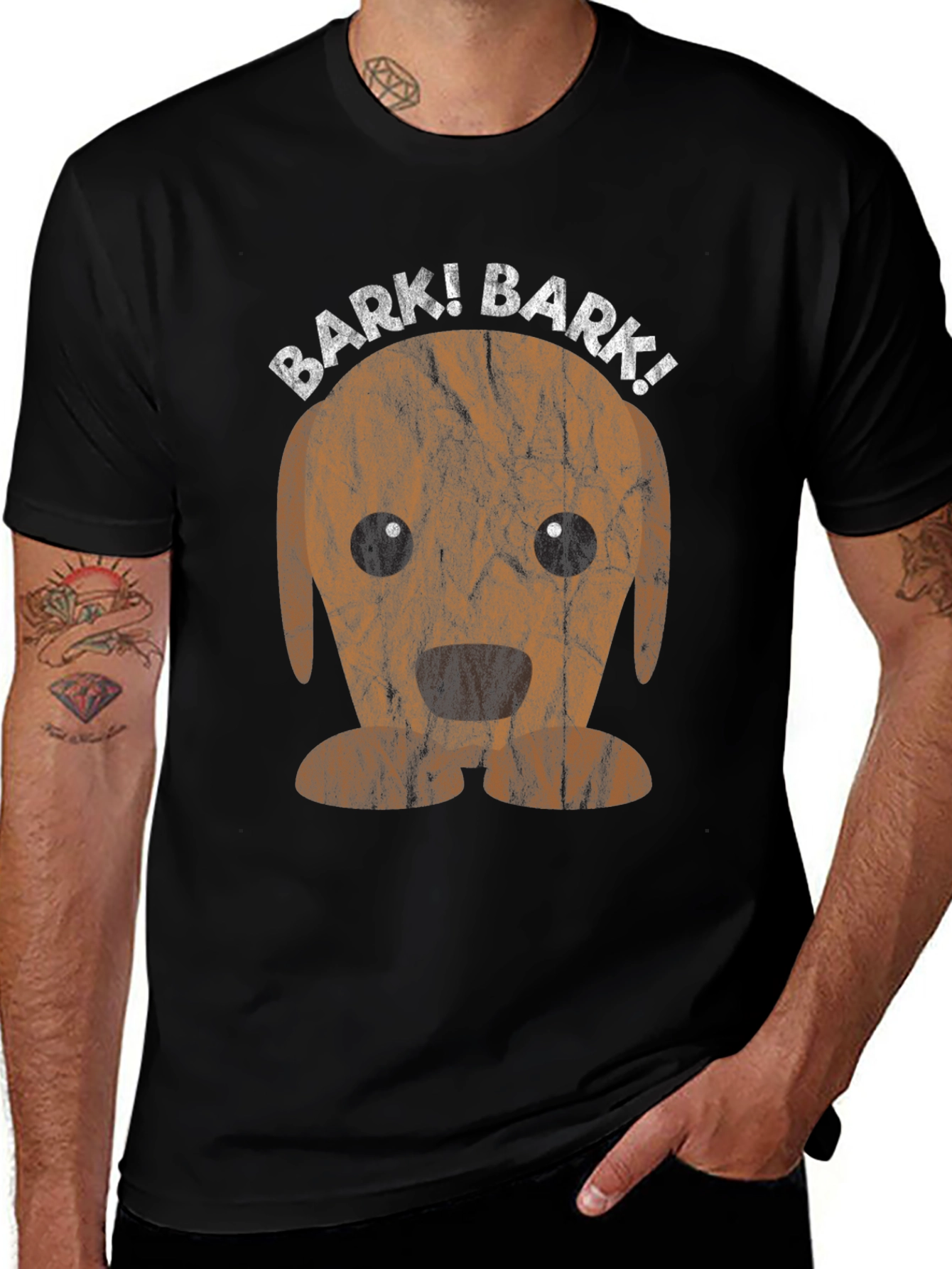 Variant 29 of Funny "Bark! Bark!" Dog T-Shirt