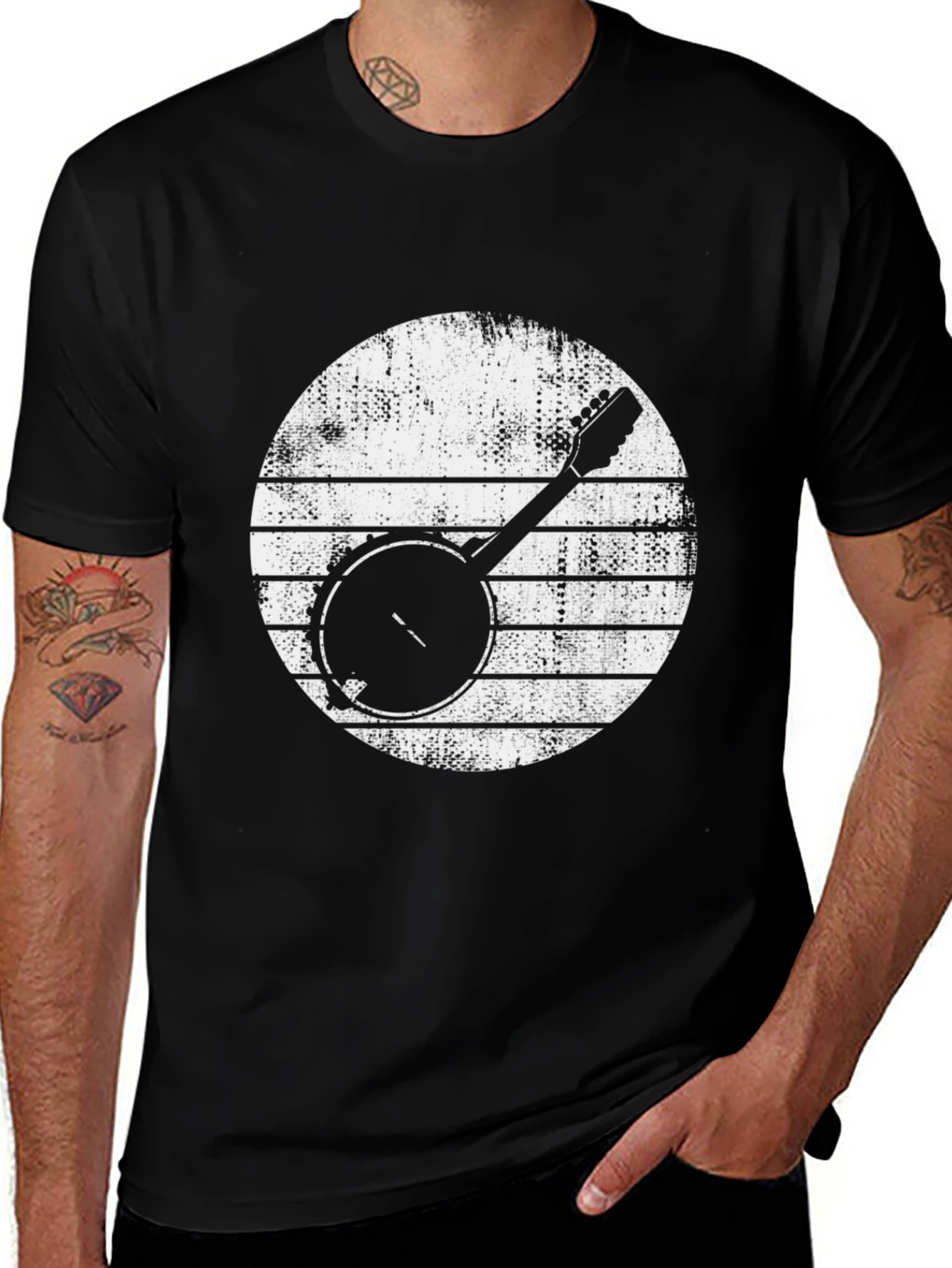 Variant 27 of Banjo Graphic Tee - Retro Music T-Shirt