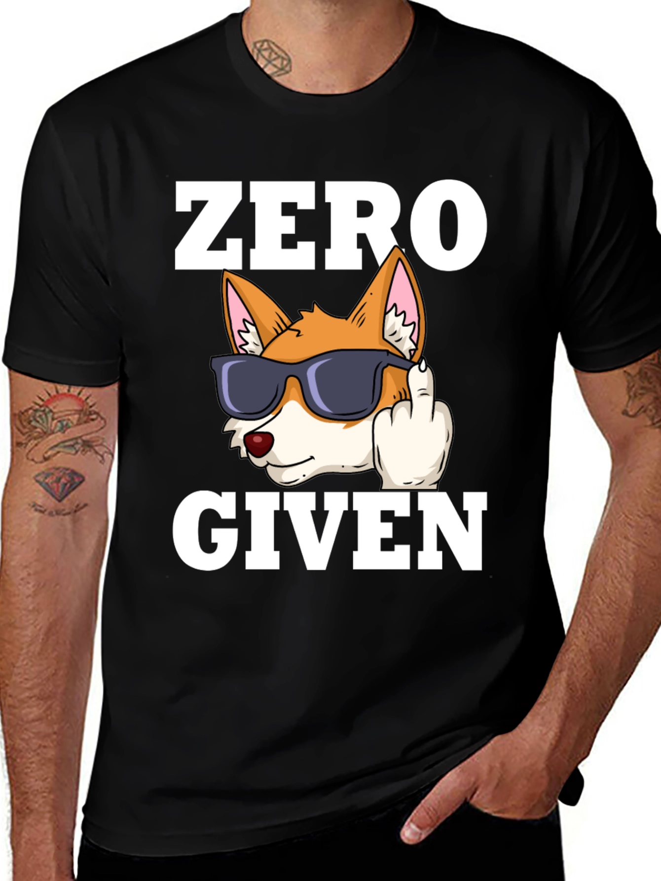 Variant 27 of Zero Given Dog Graphic Tee