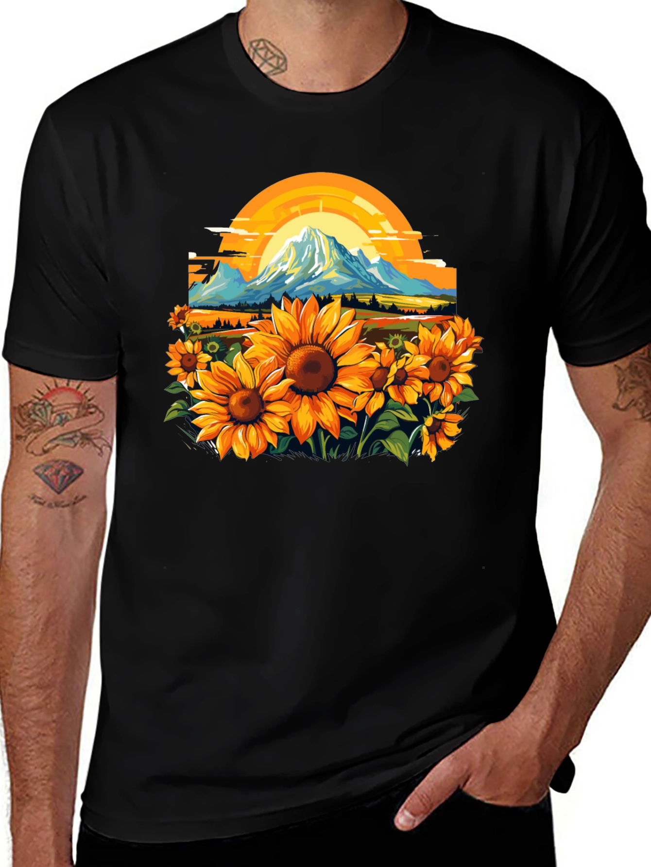 Variant 30 of Sunflower Mountain Graphic Tee