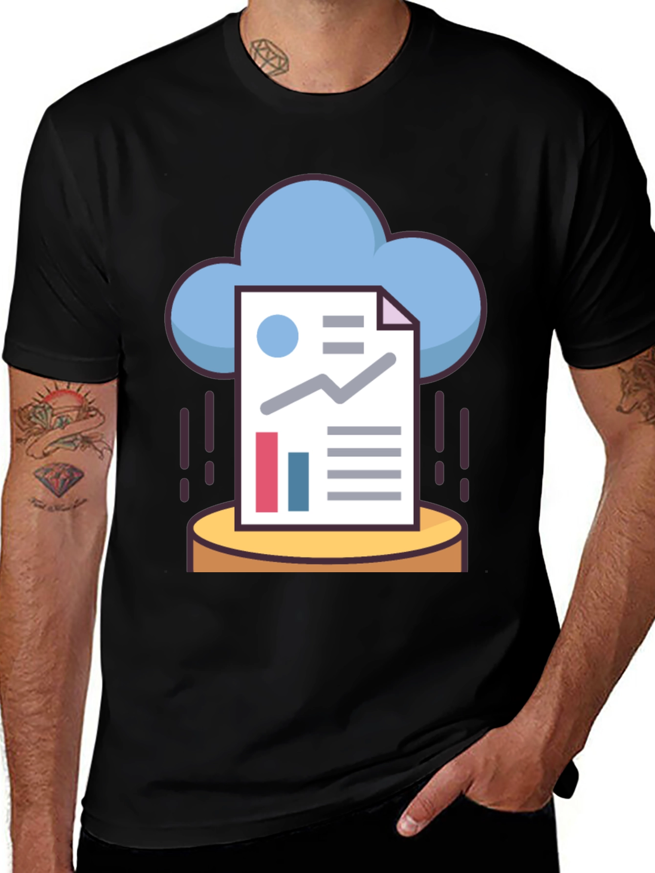 Data Cloud Graphic T-Shirt
