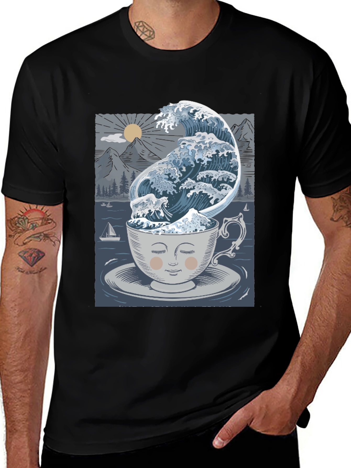 Wave in a Cup T-Shirt