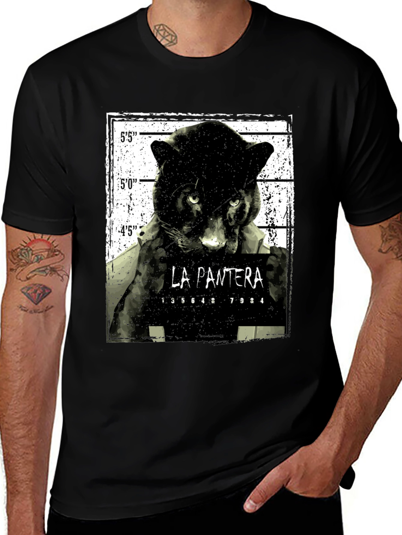 Variant 26 of La Pantera Mugshot Graphic Tee