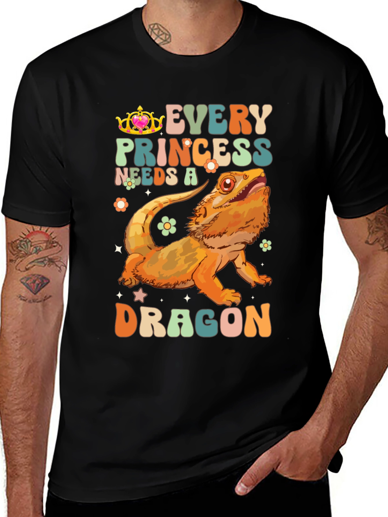 Variant 16 of Every Princess Needs A Dragon T-Shirt