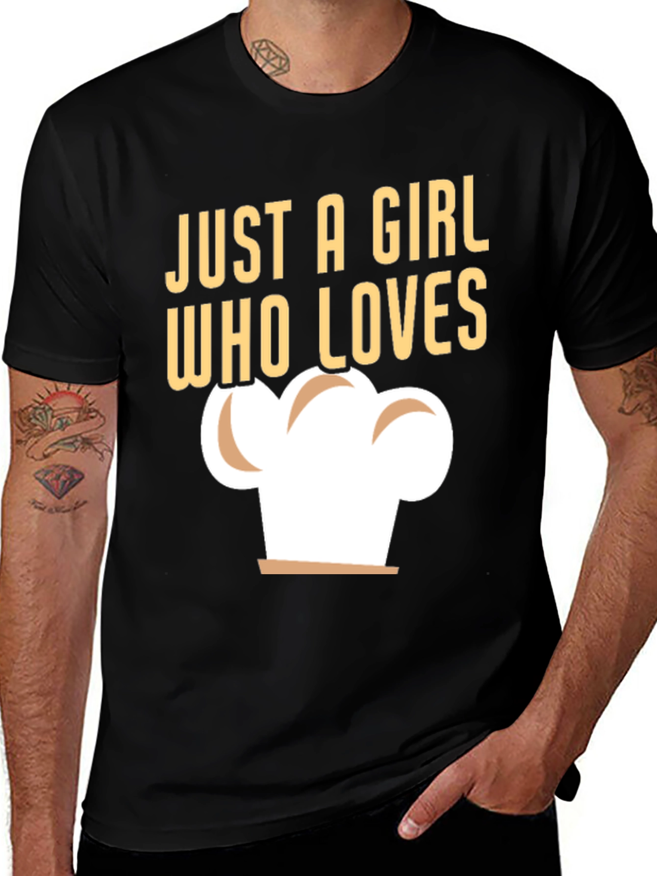 Variant 9 of Just A Girl Who Loves Chef Hat T-Shirt