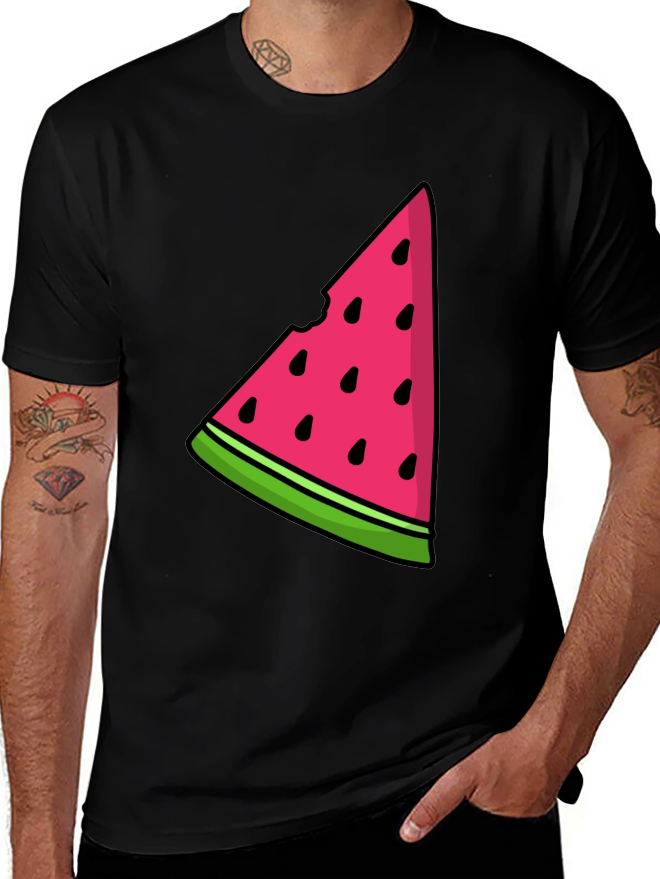 Variant 23 of Watermelon Graphic Tee - Summer Style