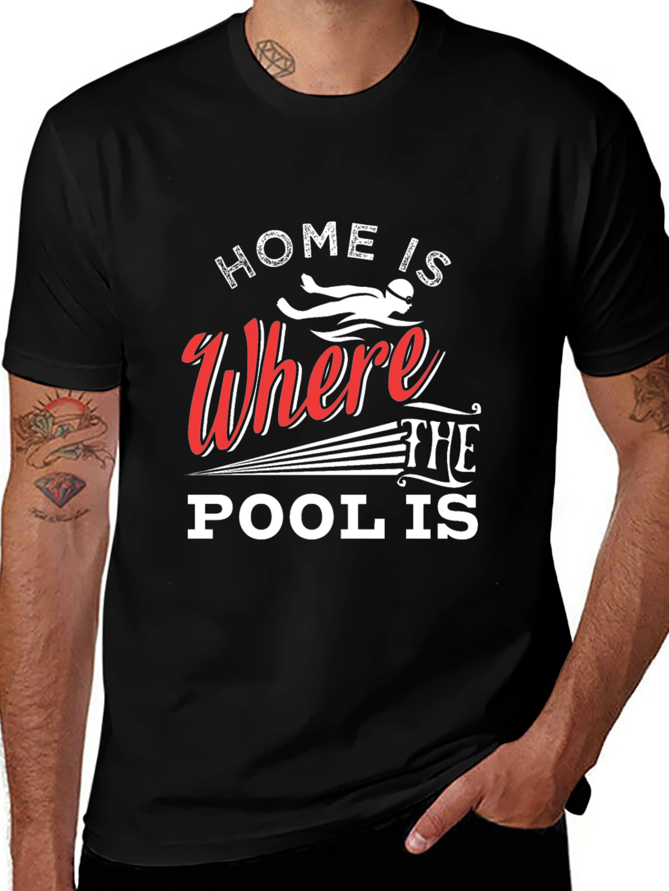Variant 18 of Home Is Where The Pool Is T-Shirt