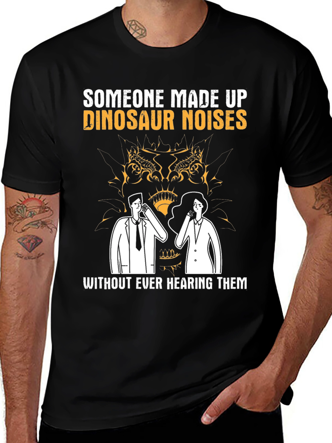 Variant 8 of Dinosaur Noises Graphic T-Shirt