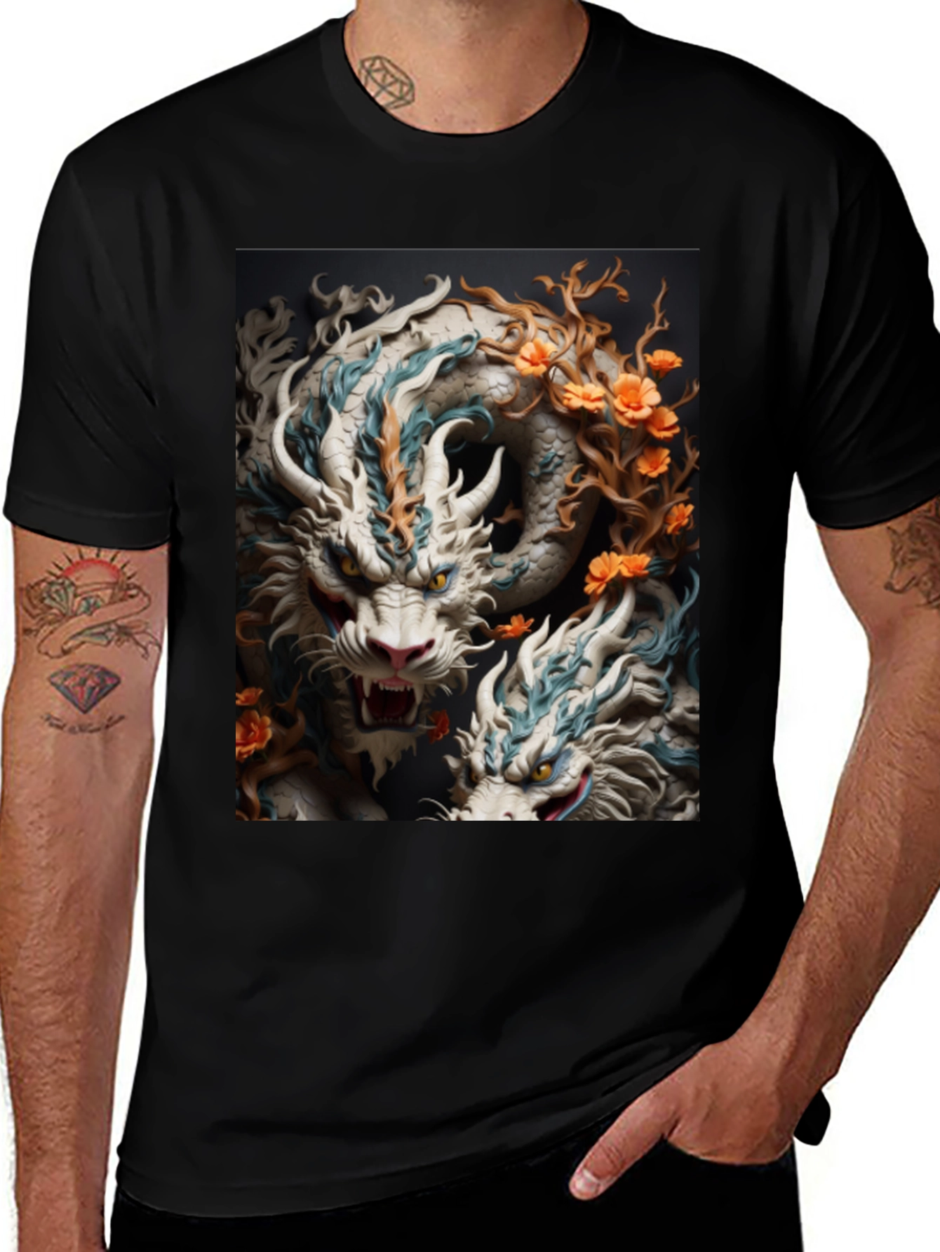 Variant 20 of Dragon T-Shirt - Unique Graphic Tee