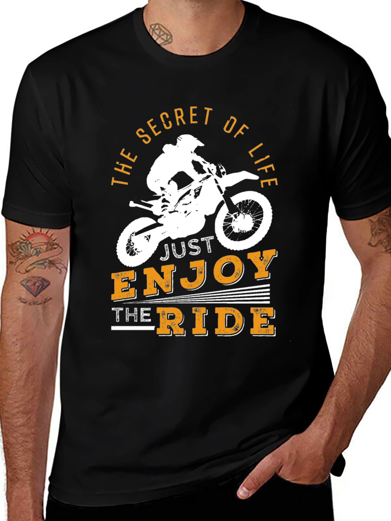 Variant 26 of The Secret of Life Dirt Bike T-Shirt
