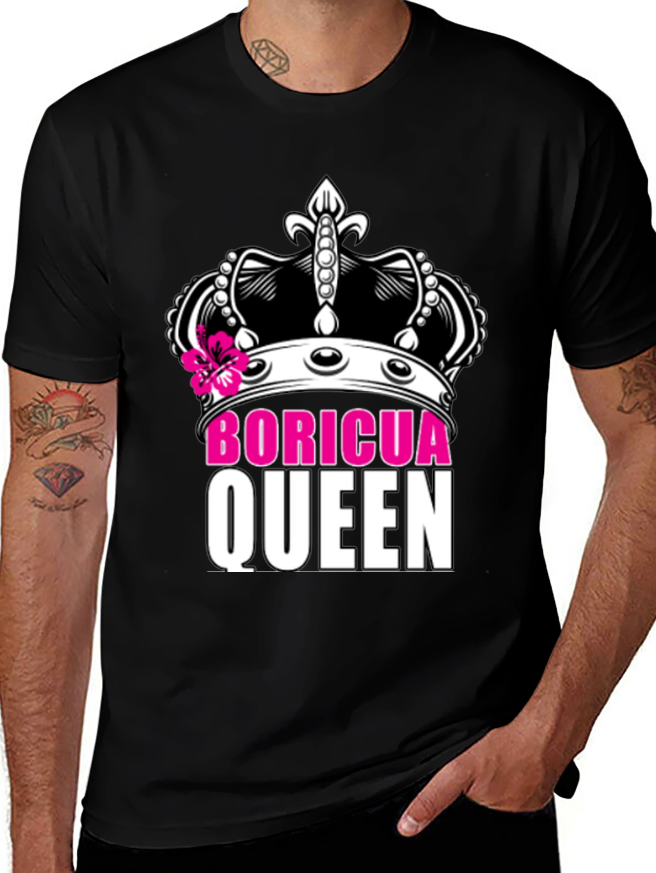 Boricua Queen Graphic T-Shirt