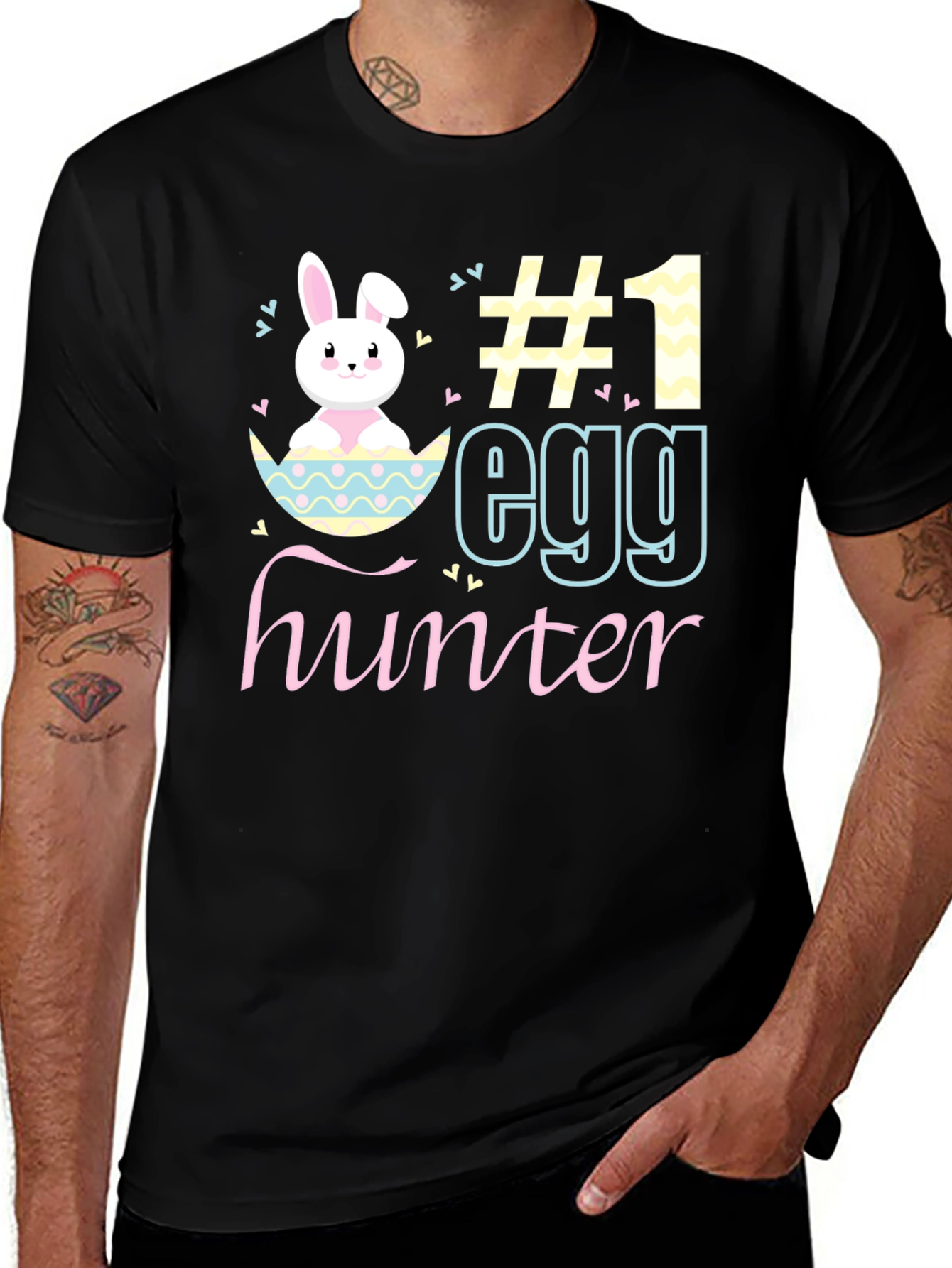 Variant 7 of Easter #1 Egg Hunter Graphic Tee