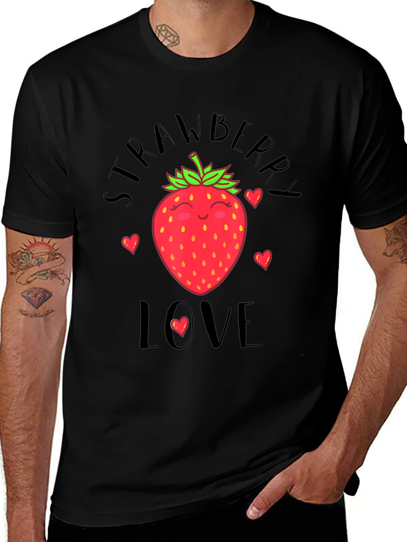 Variant 25 of Strawberry Love Graphic T-Shirt