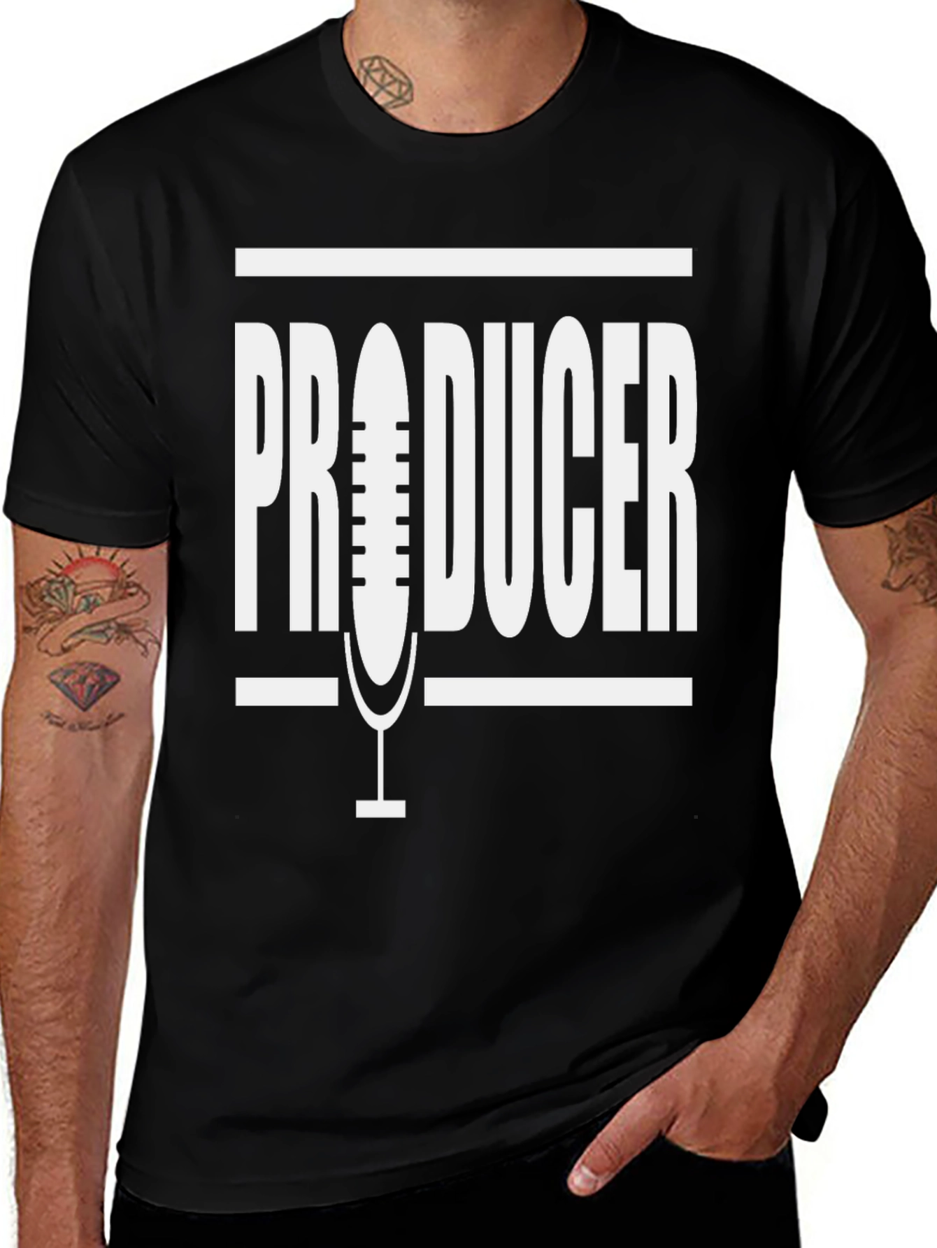 Variant 27 of Producer Microphone Graphic Tee