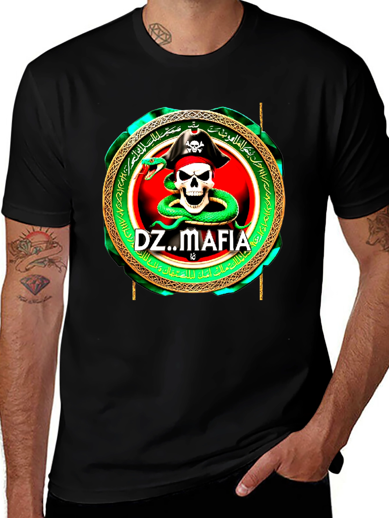DZ Mafia Skull & Snake T-Shirt