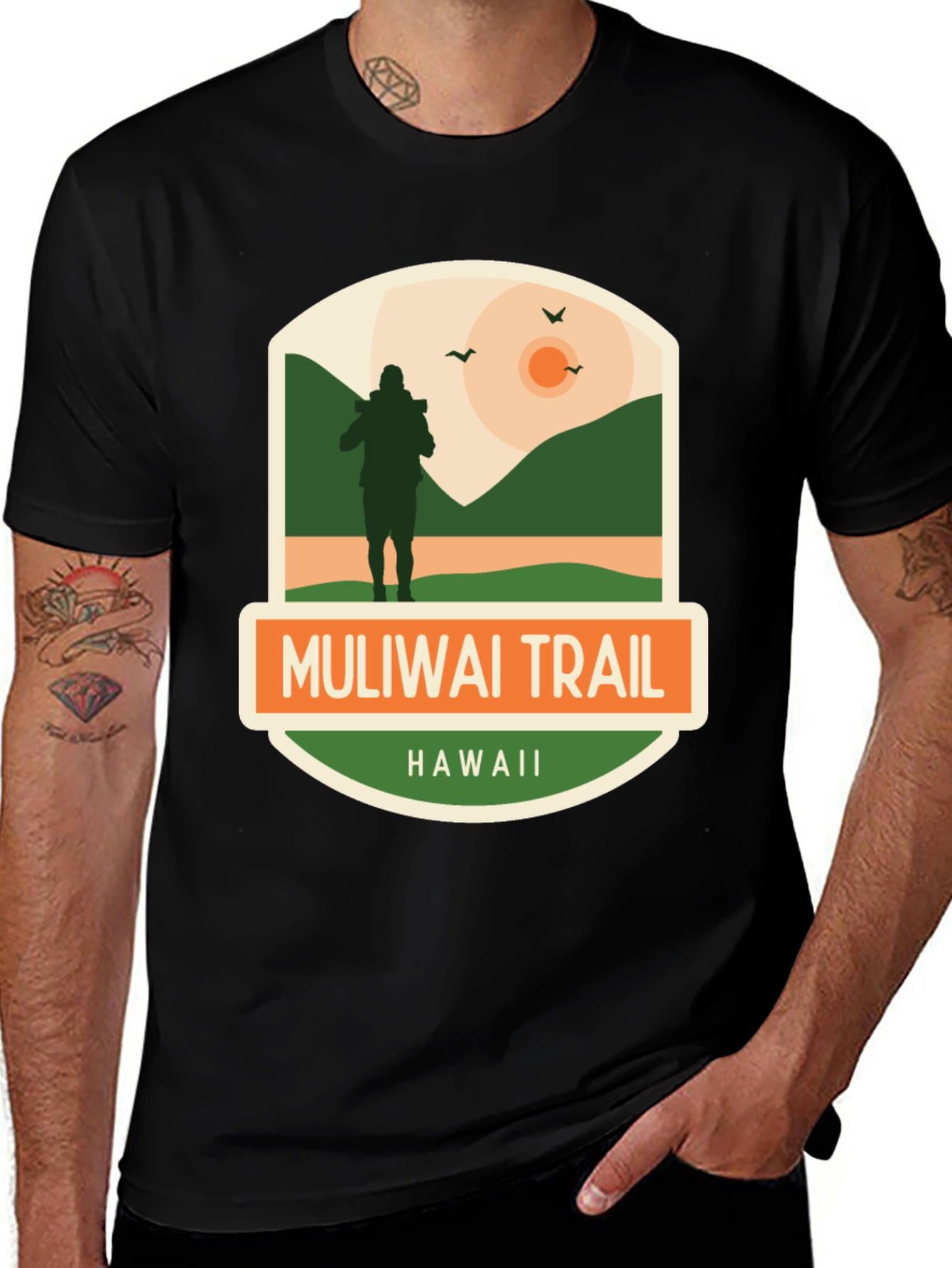 Muliwai Trail Hawaii Graphic T-Shirt