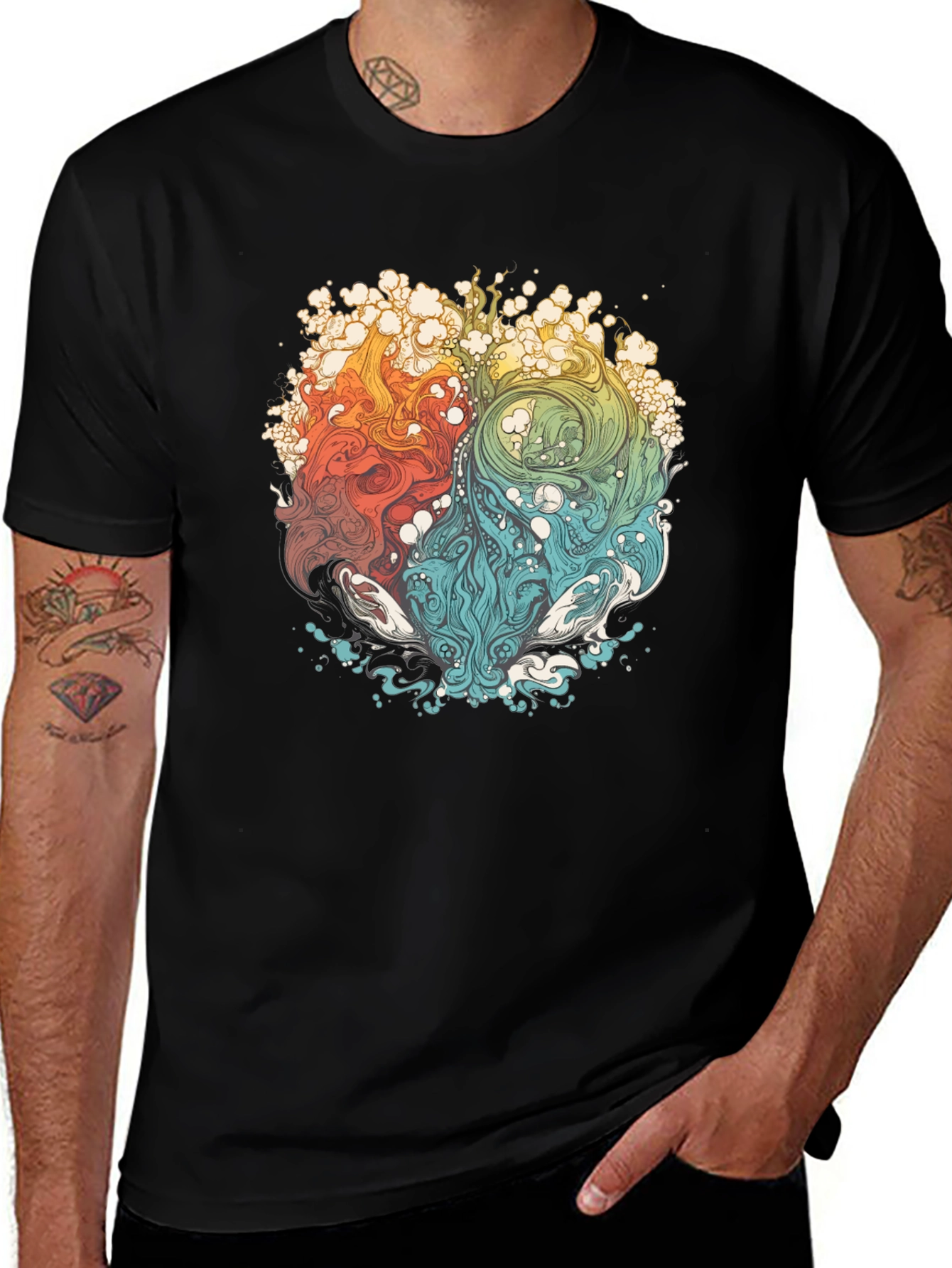 Yin Yang Element T-Shirt
