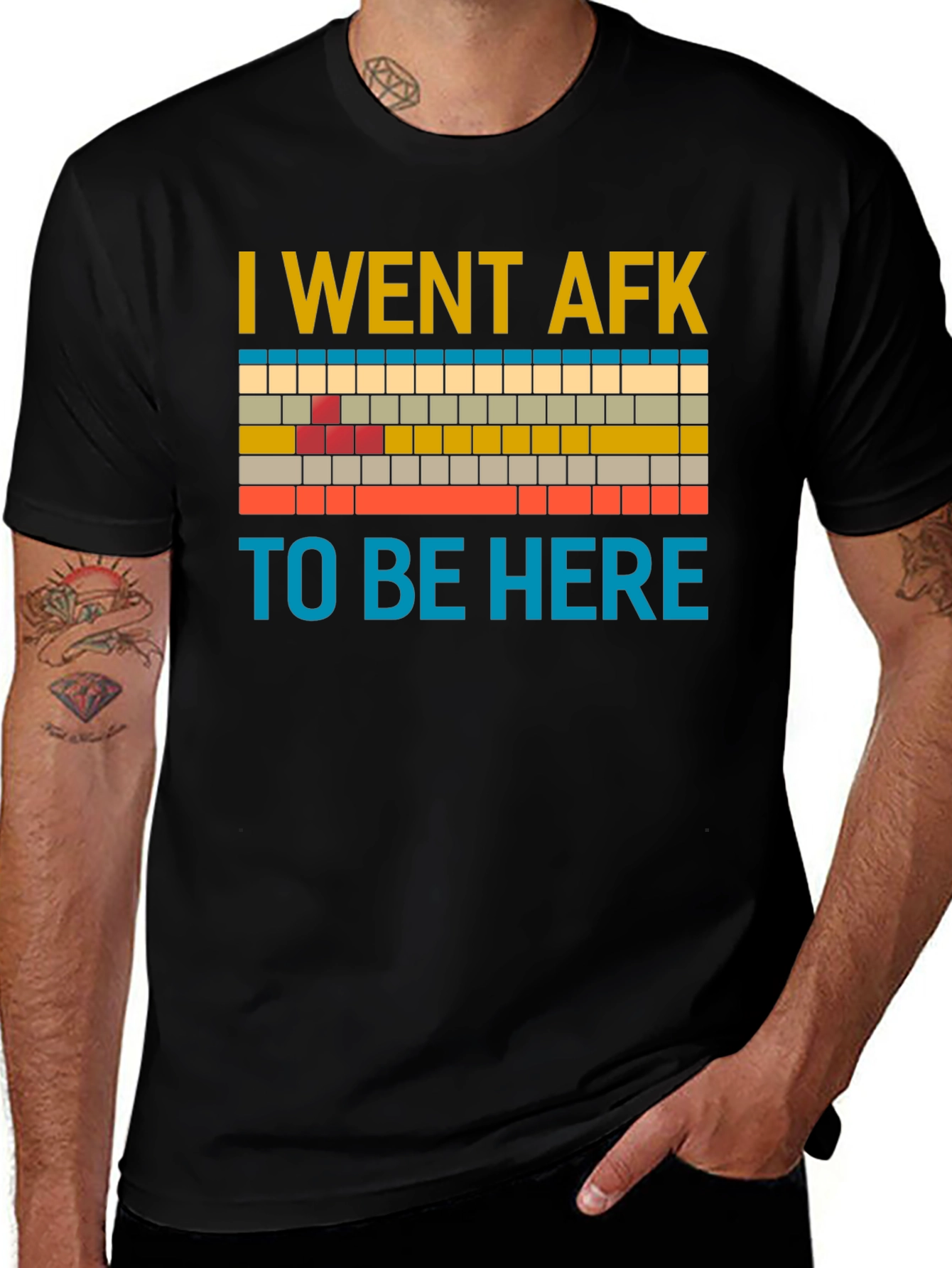 Variant 14 of I Went AFK to Be Here T-Shirt