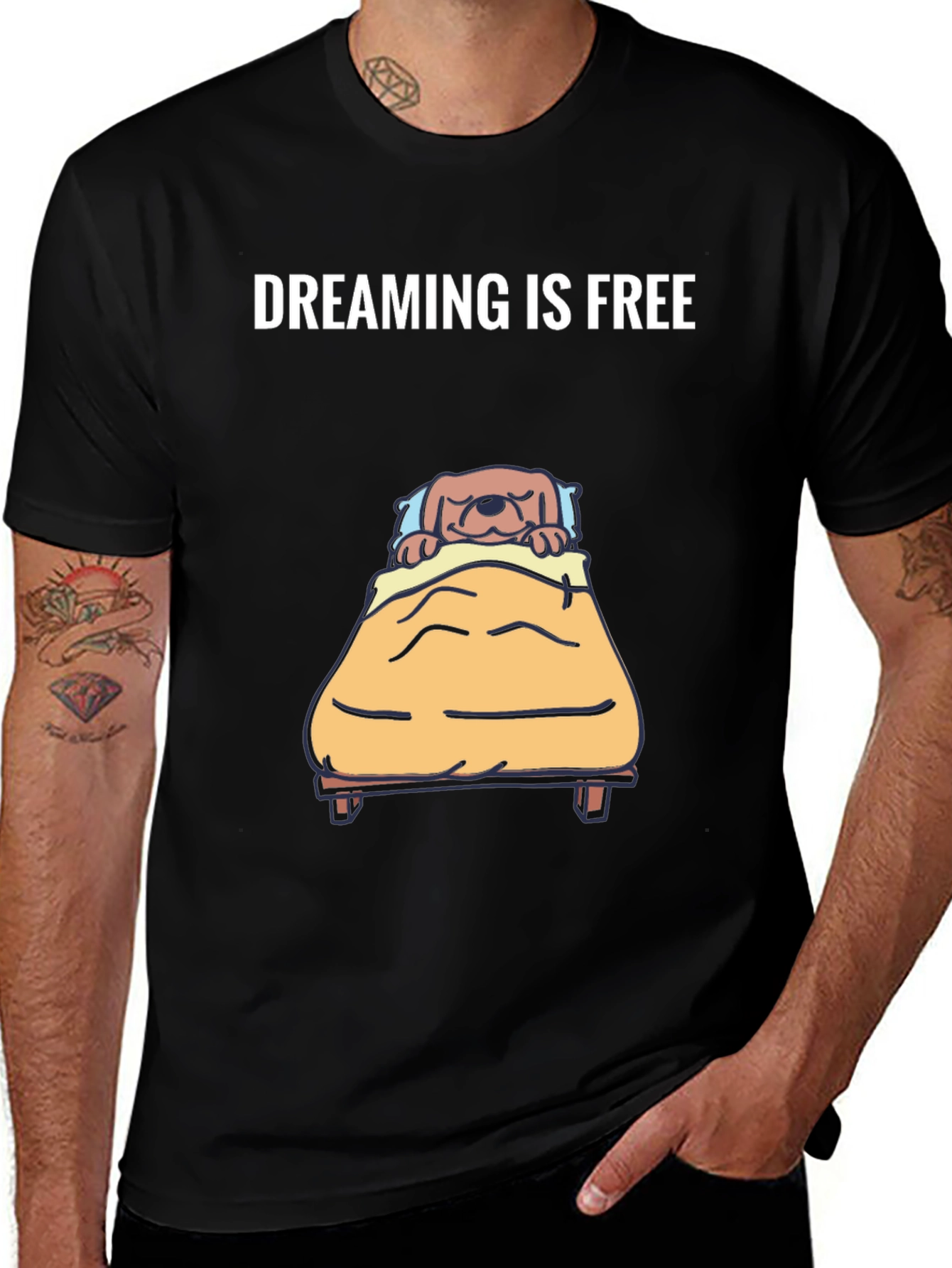 Variant 22 of Dreaming Is Free T-Shirt - Unisex Cotton Tee