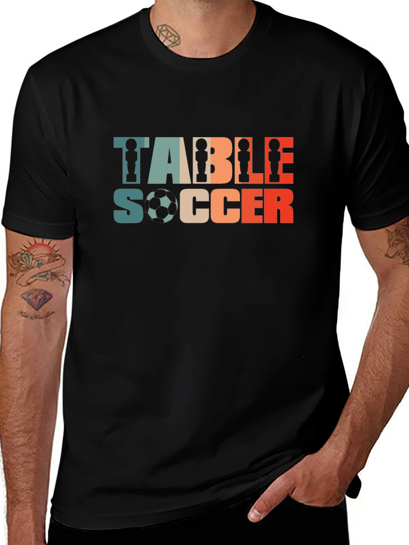 Variant 28 of Table Soccer Graphic Tee