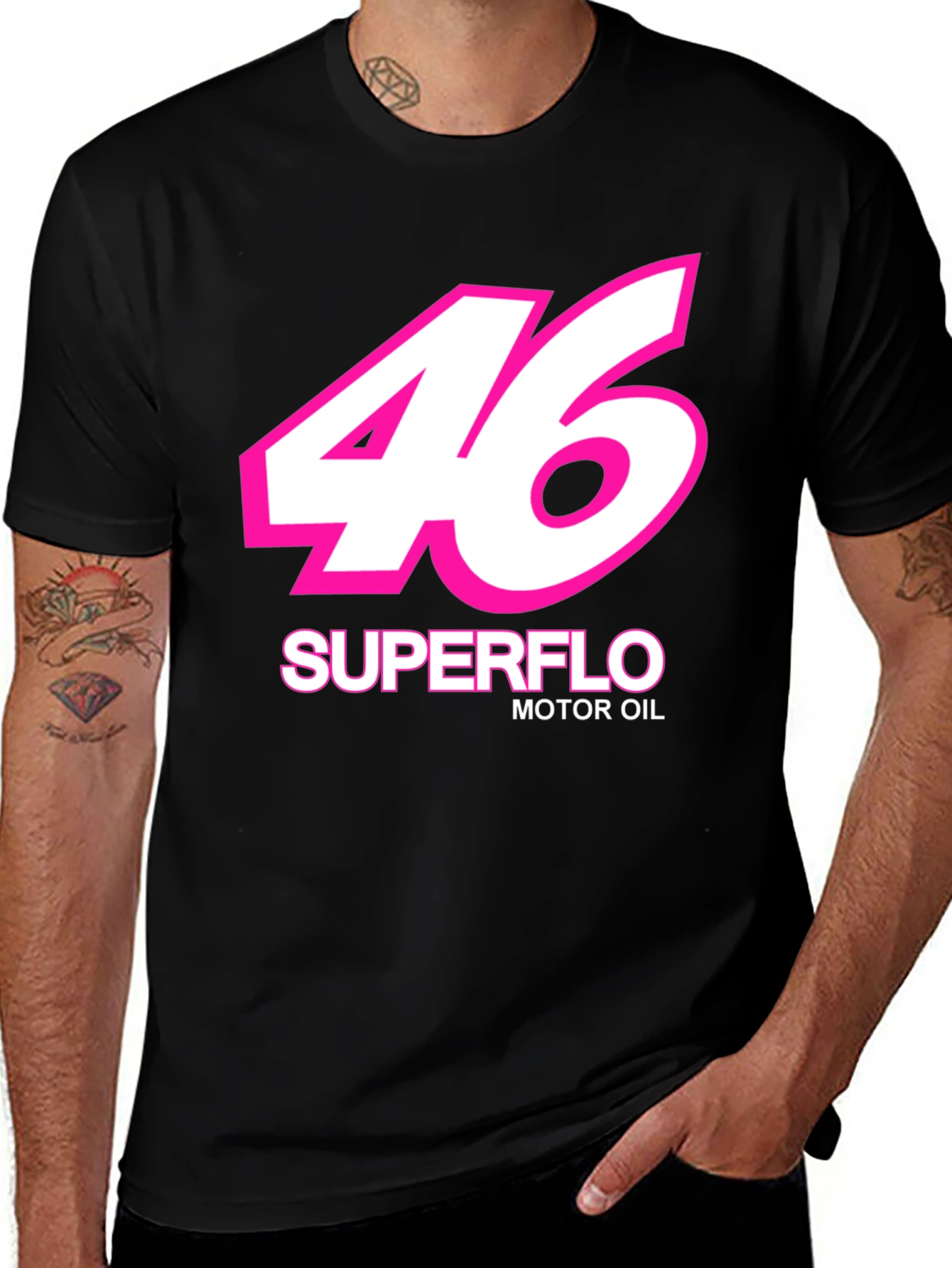 Variant 29 of 46 Superflo Motor Oil Graphic Tee - Black