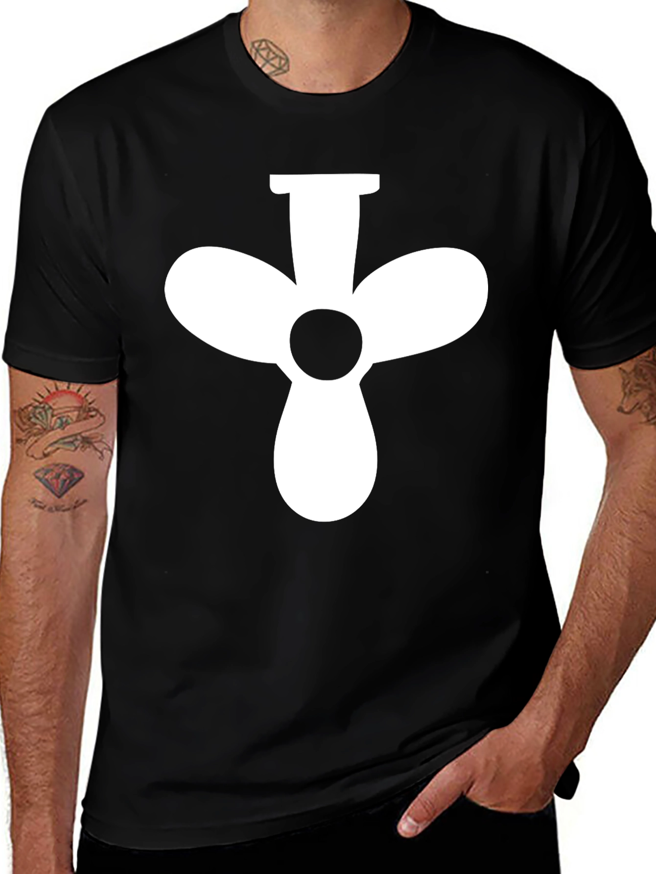 Variant 8 of Propeller Graphic T-Shirt - Modern Design, Casual Wear