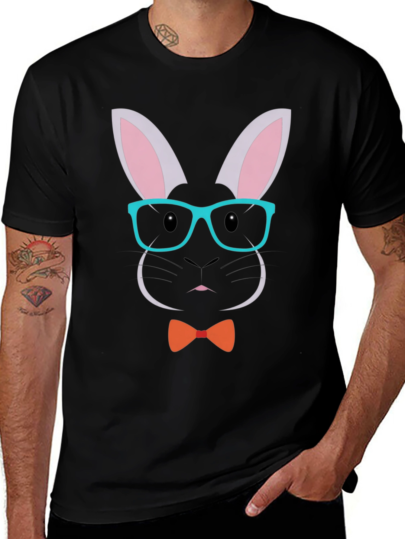 Variant 20 of Hipster Bunny T-Shirt