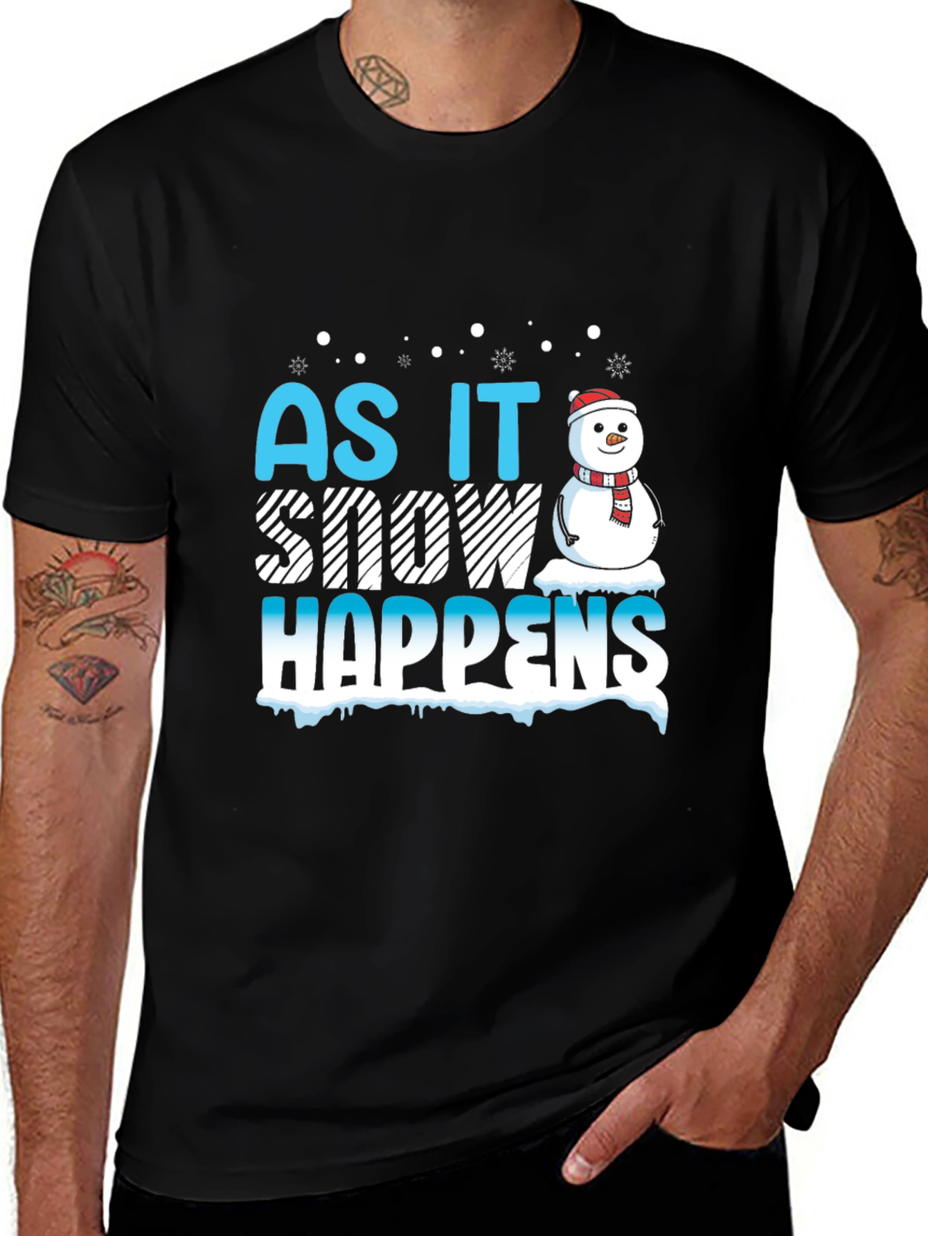 Variant 14 of As It Snow Happens Tee