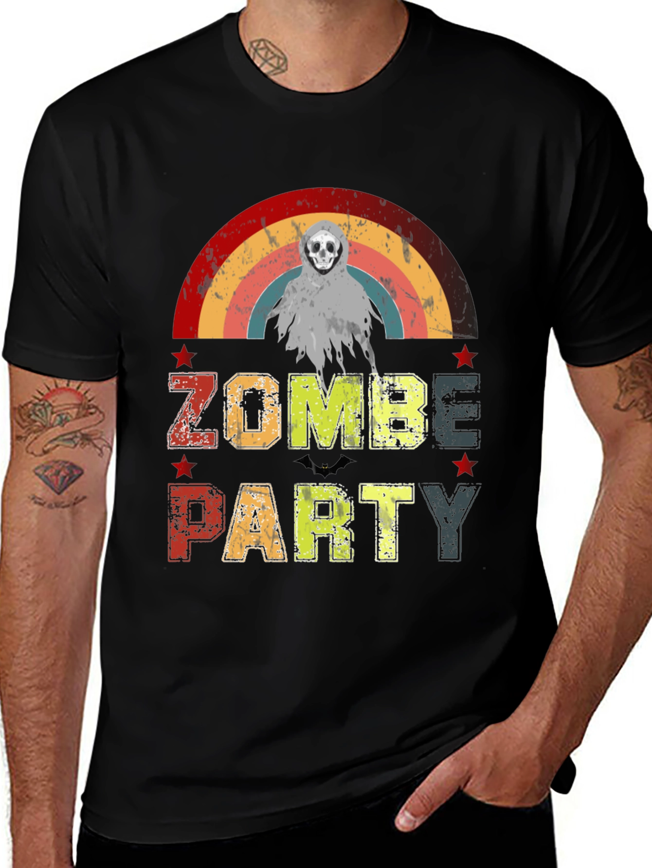 Variant 15 of Zombie Party Graphic Tee