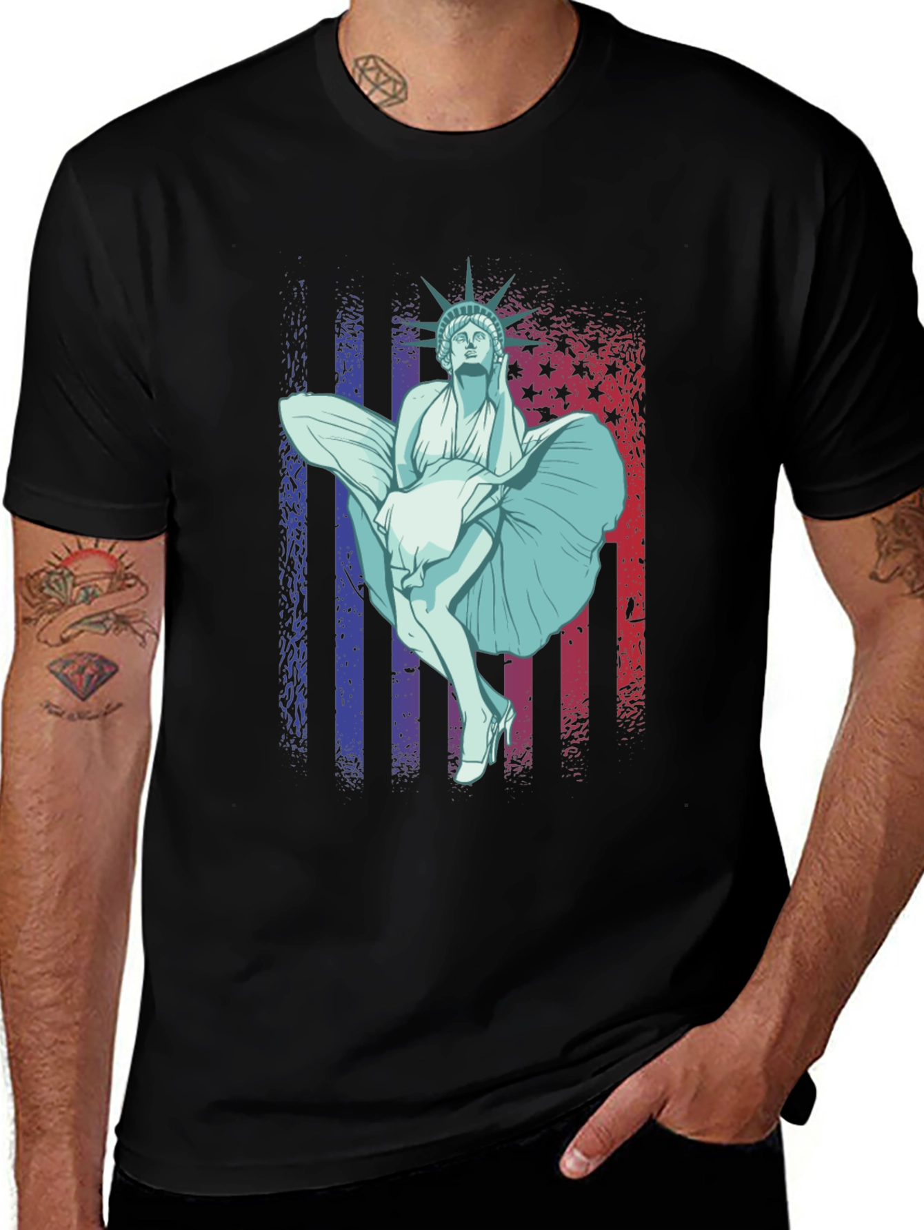 Variant 24 of Statue of Liberty Marilyn T-Shirt