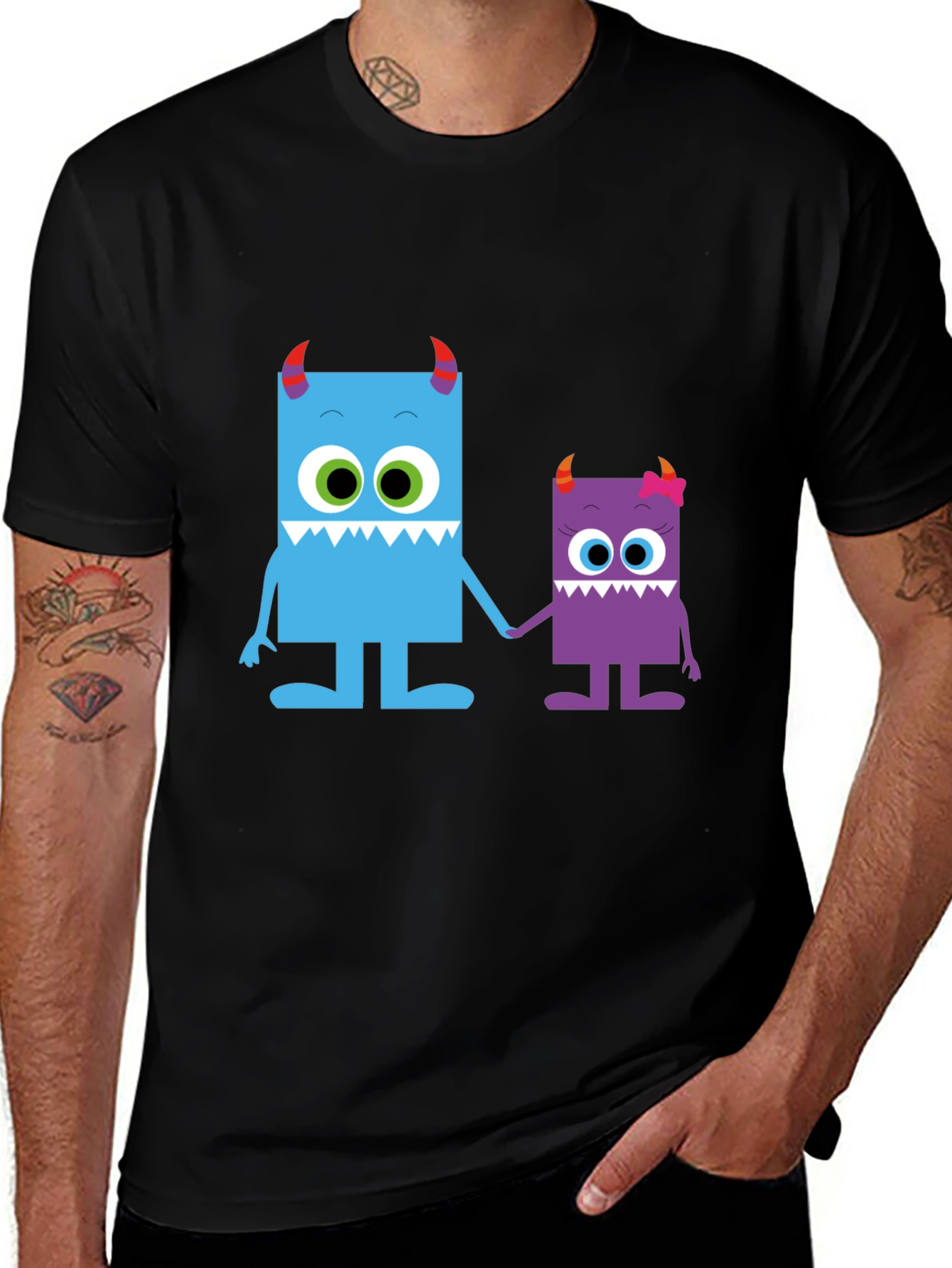 Variant 11 of Monster Family Graphic Tee