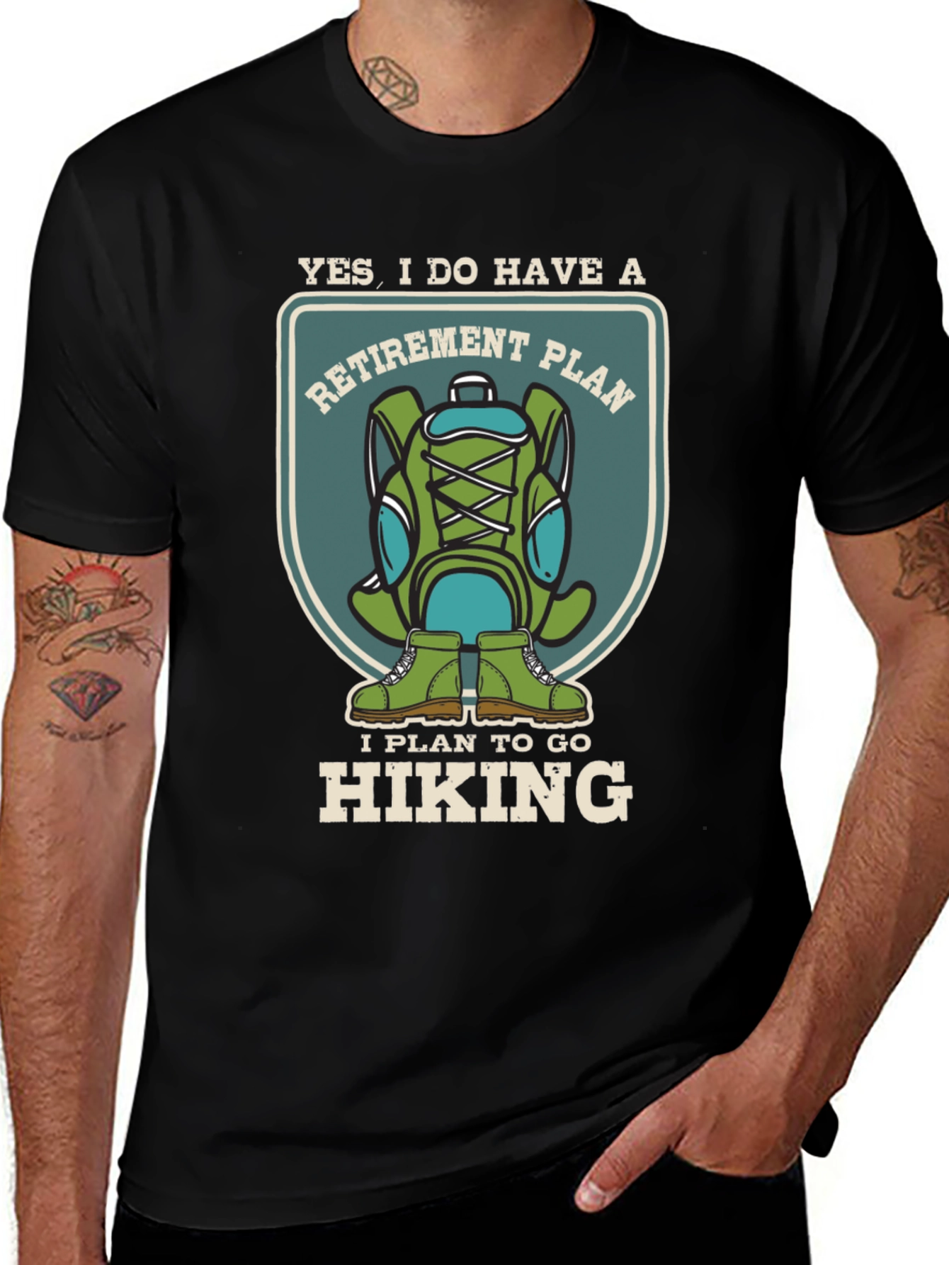 Variant 27 of Retirement Hiking Plan T-Shirt