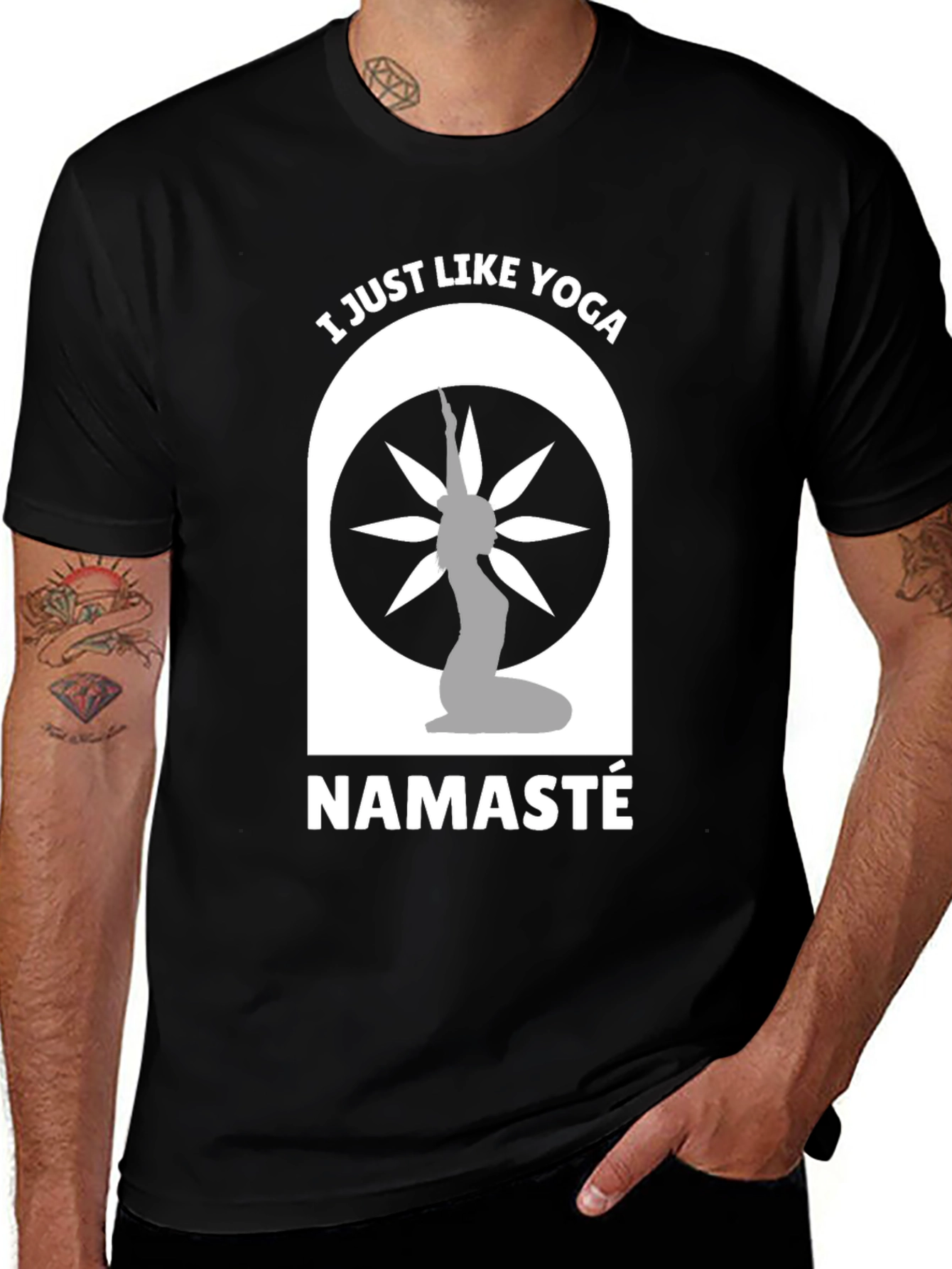 Variant 13 of Yoga Inspired Graphic Tee