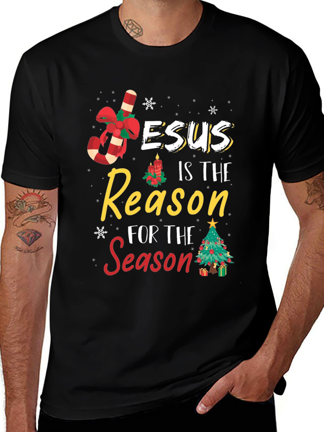 Jesus is the Reason for the Season Holiday T-Shirt
