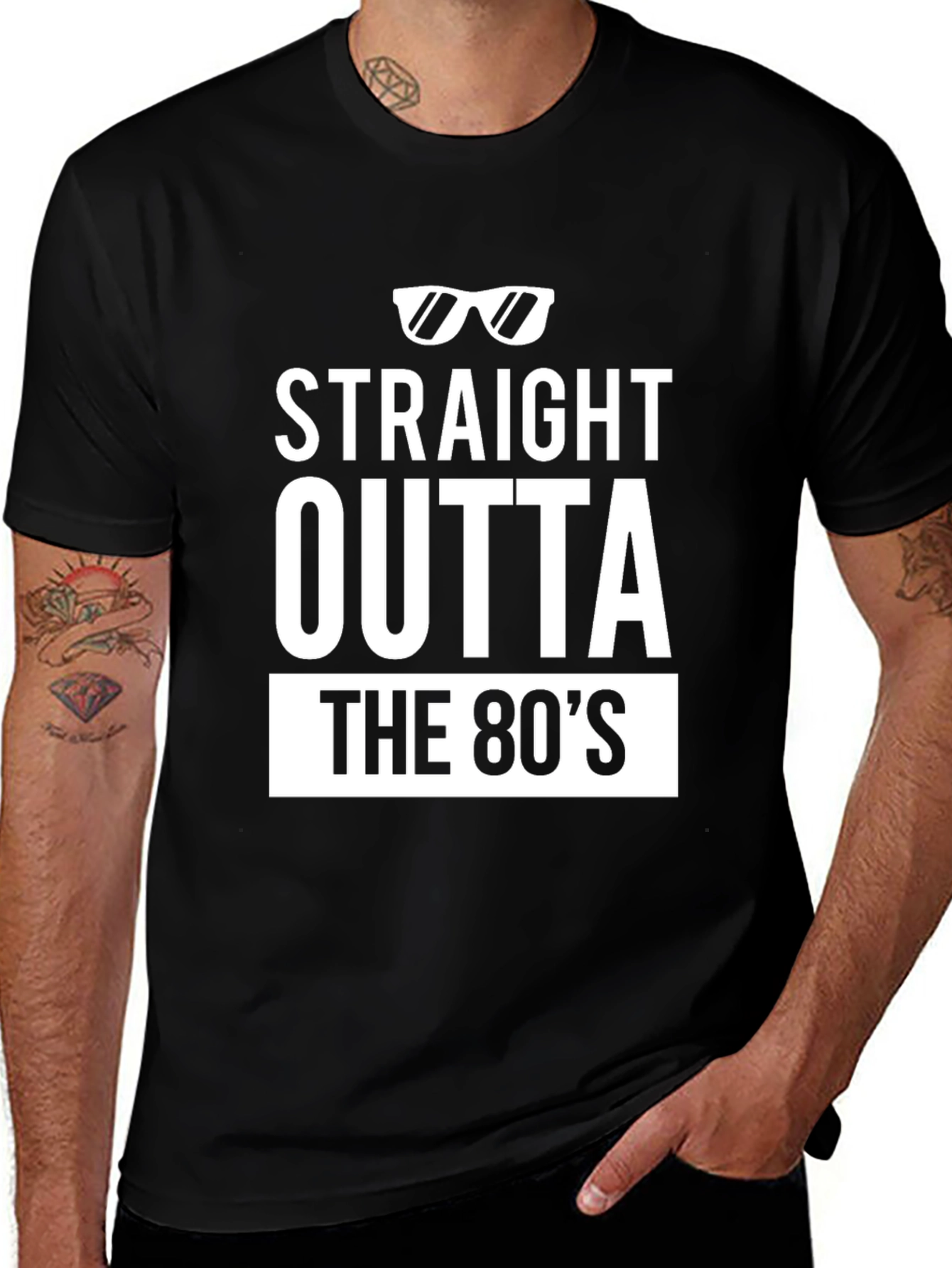 Variant 19 of Straight Outta the 80's T-Shirt