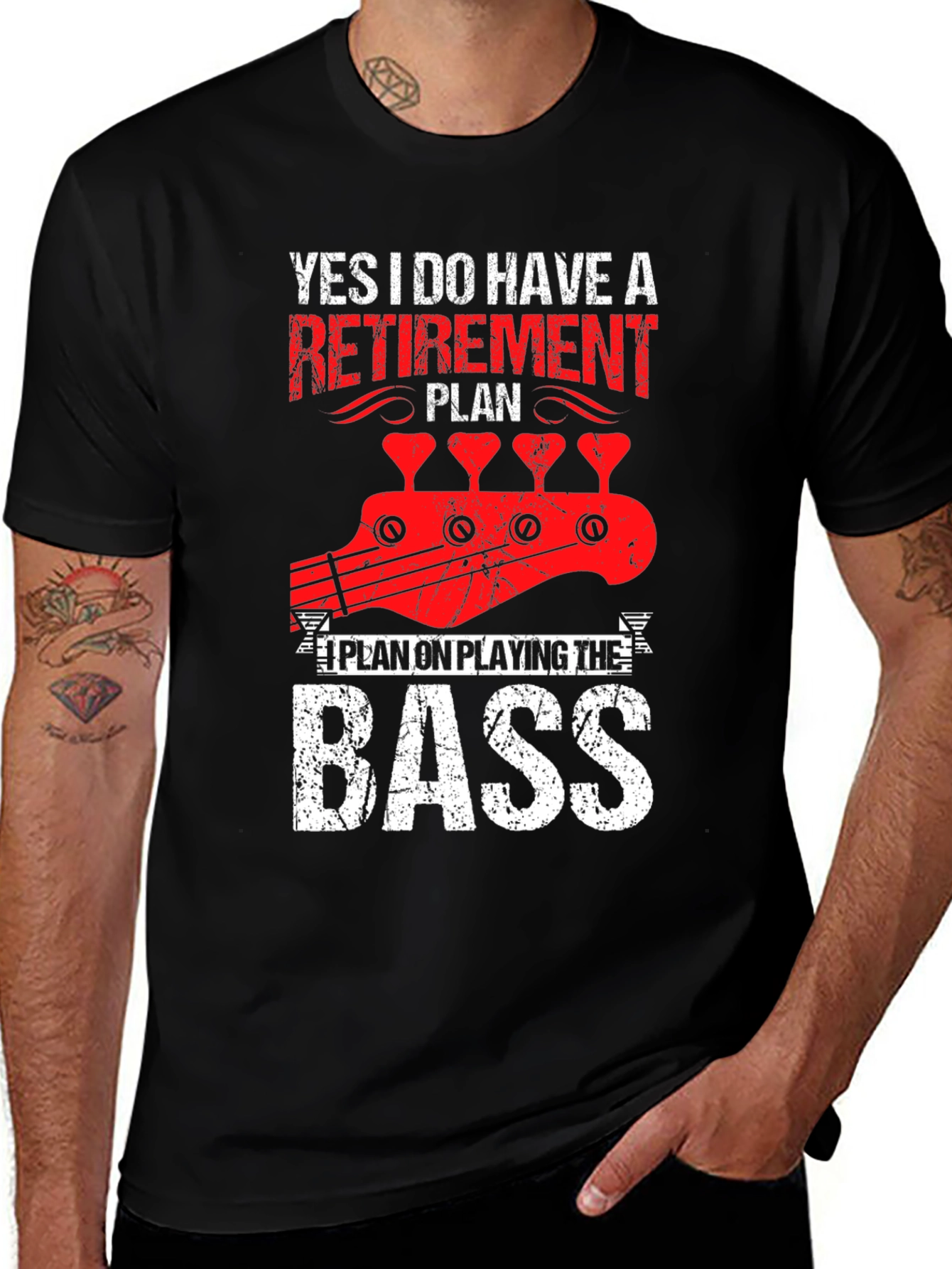 Bass Guitar Retirement Plan T-Shirt