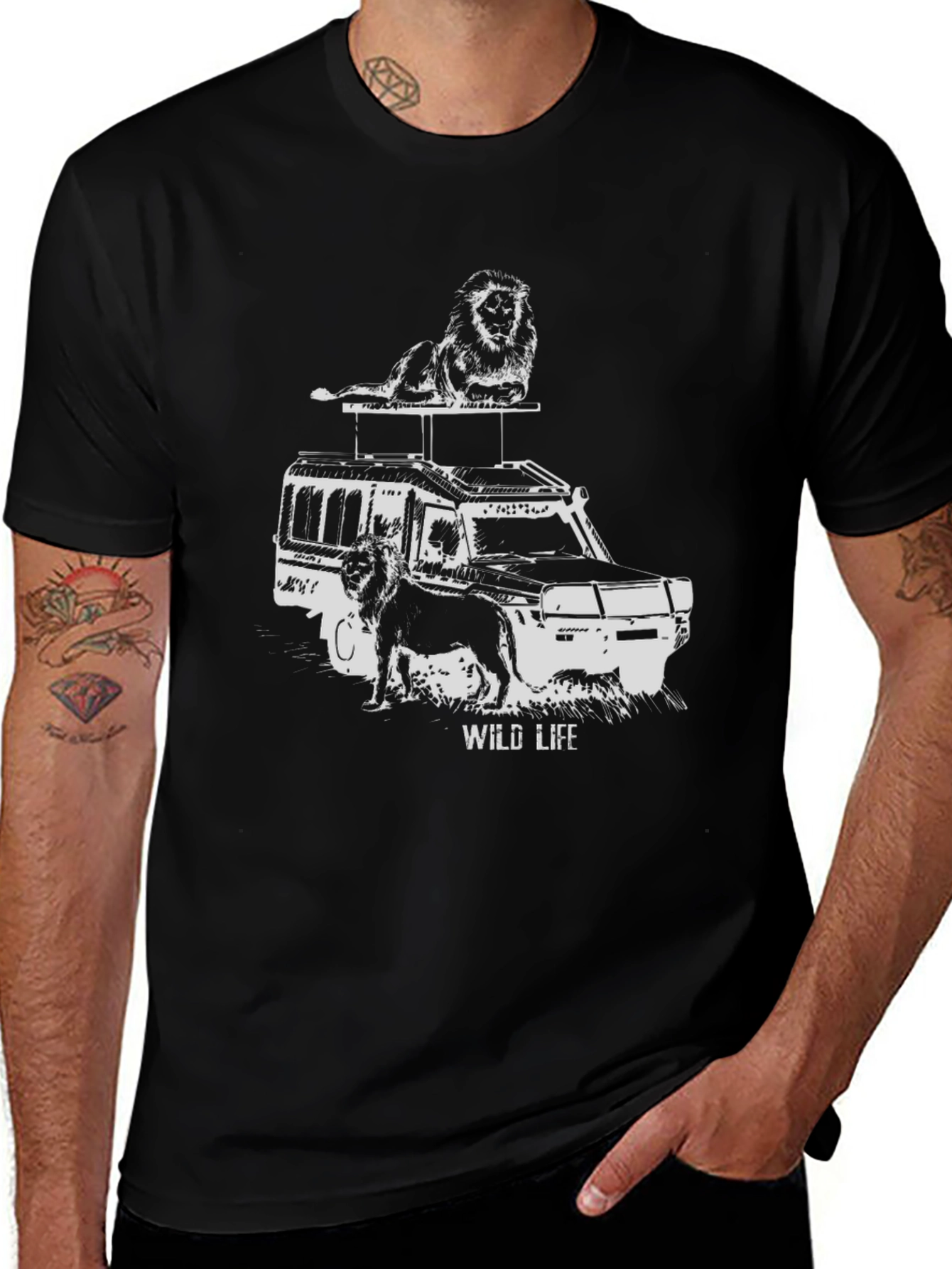 Variant 22 of Wildlife Safari Graphic Tee
