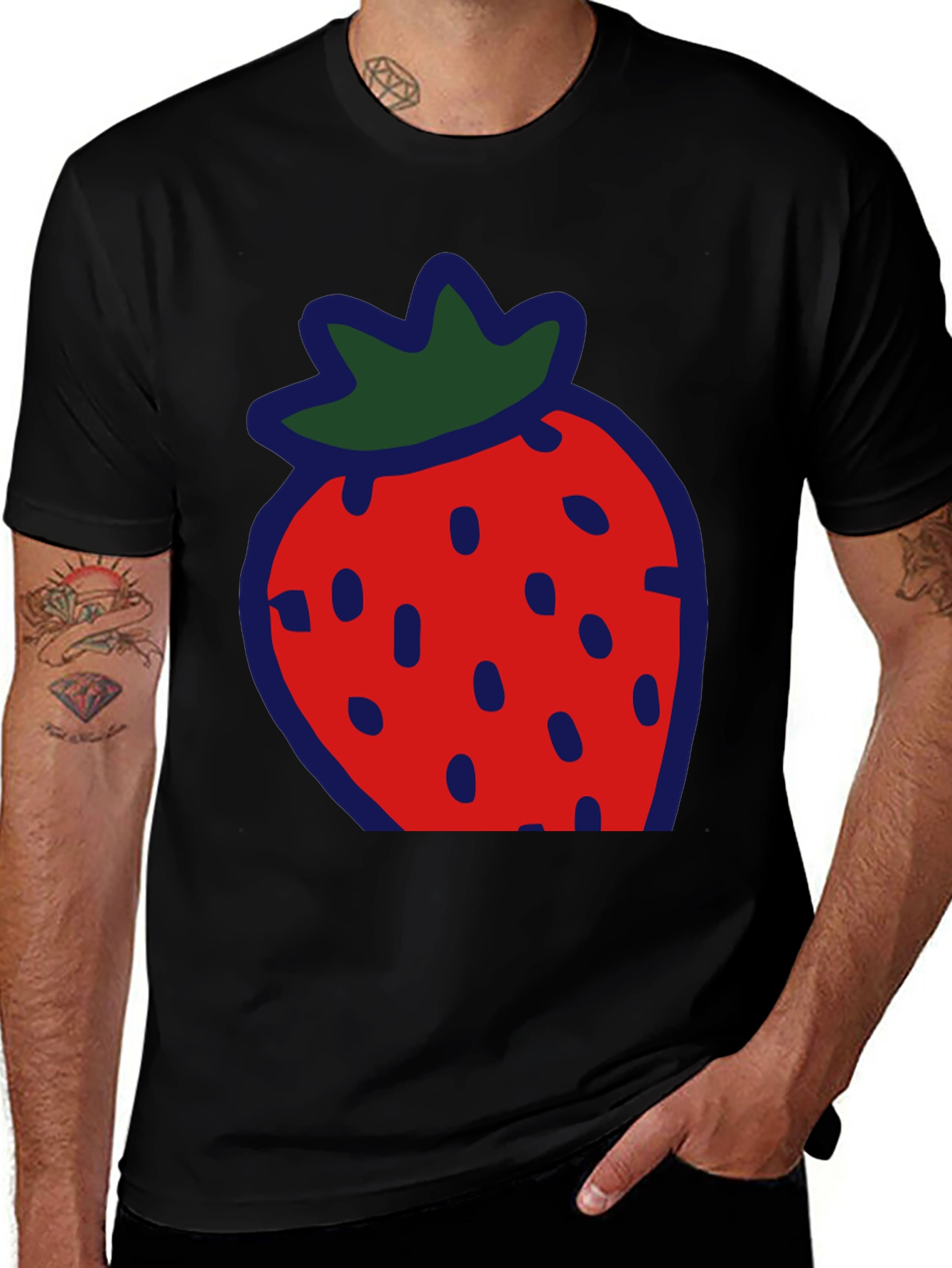 Variant 14 of Strawberry Graphic T-Shirt