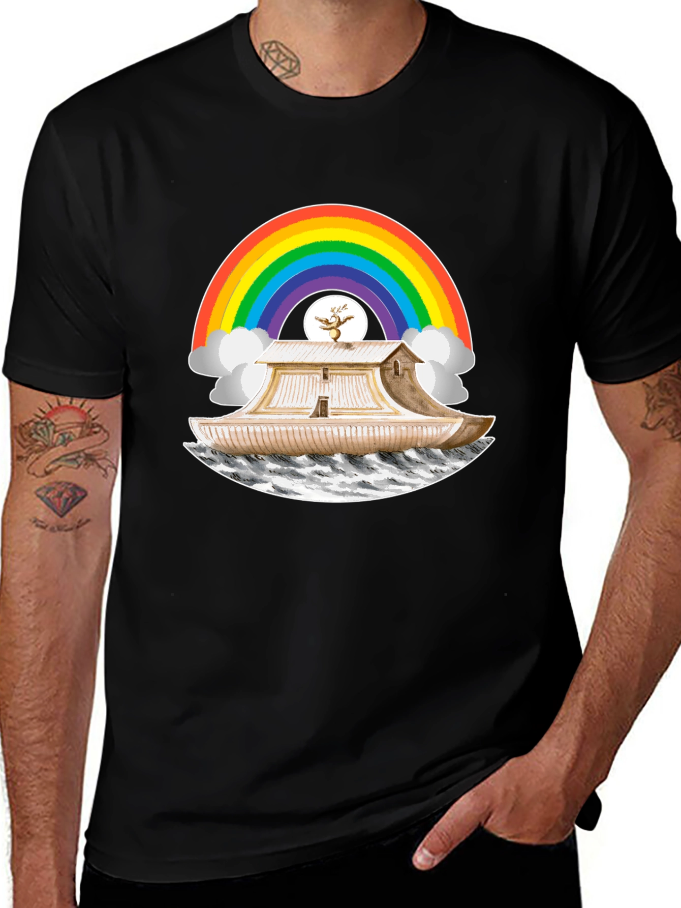 Noah's Ark Rainbow T-Shirt