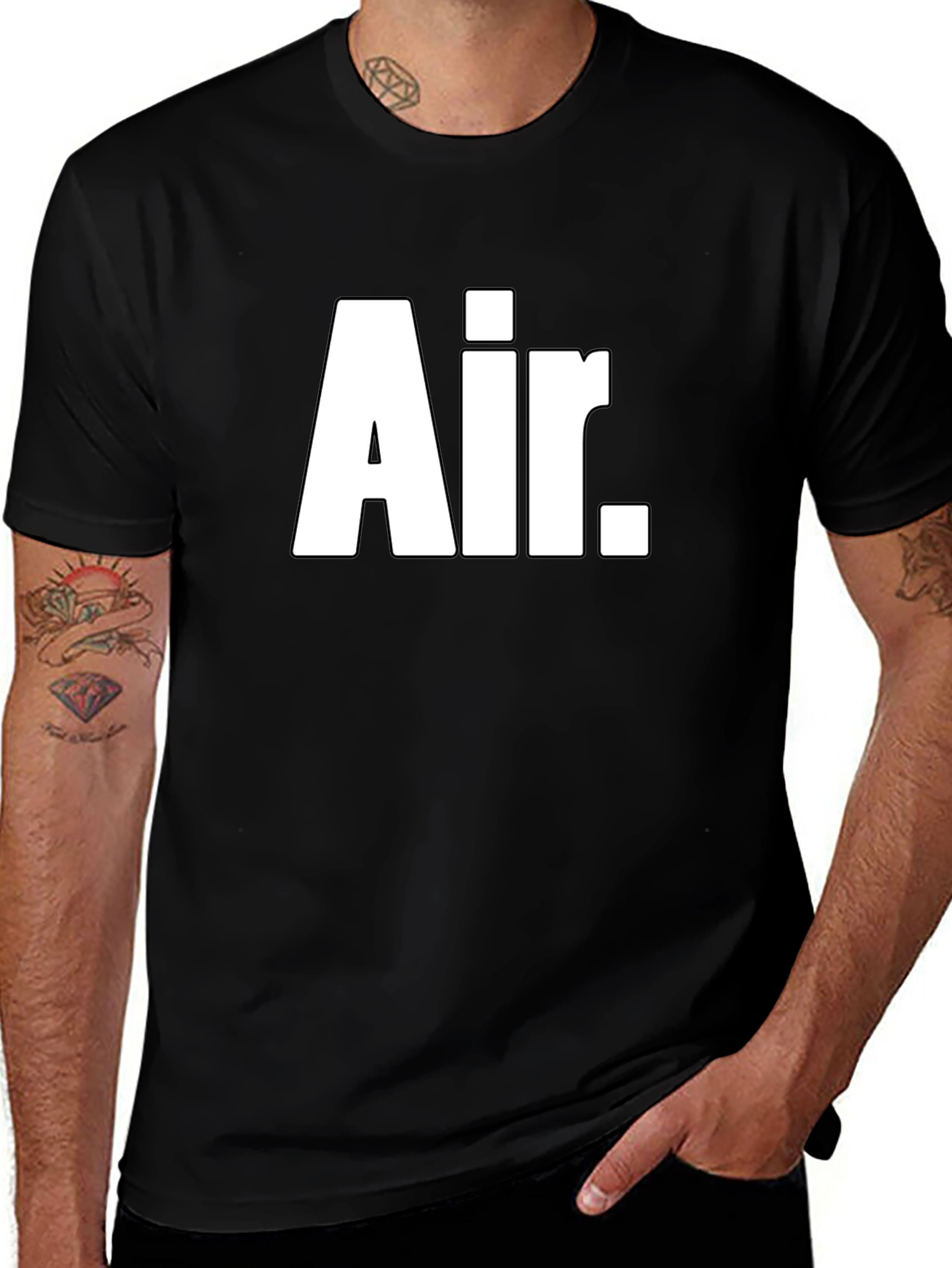 Variant 14 of Air. Black Graphic T-Shirt