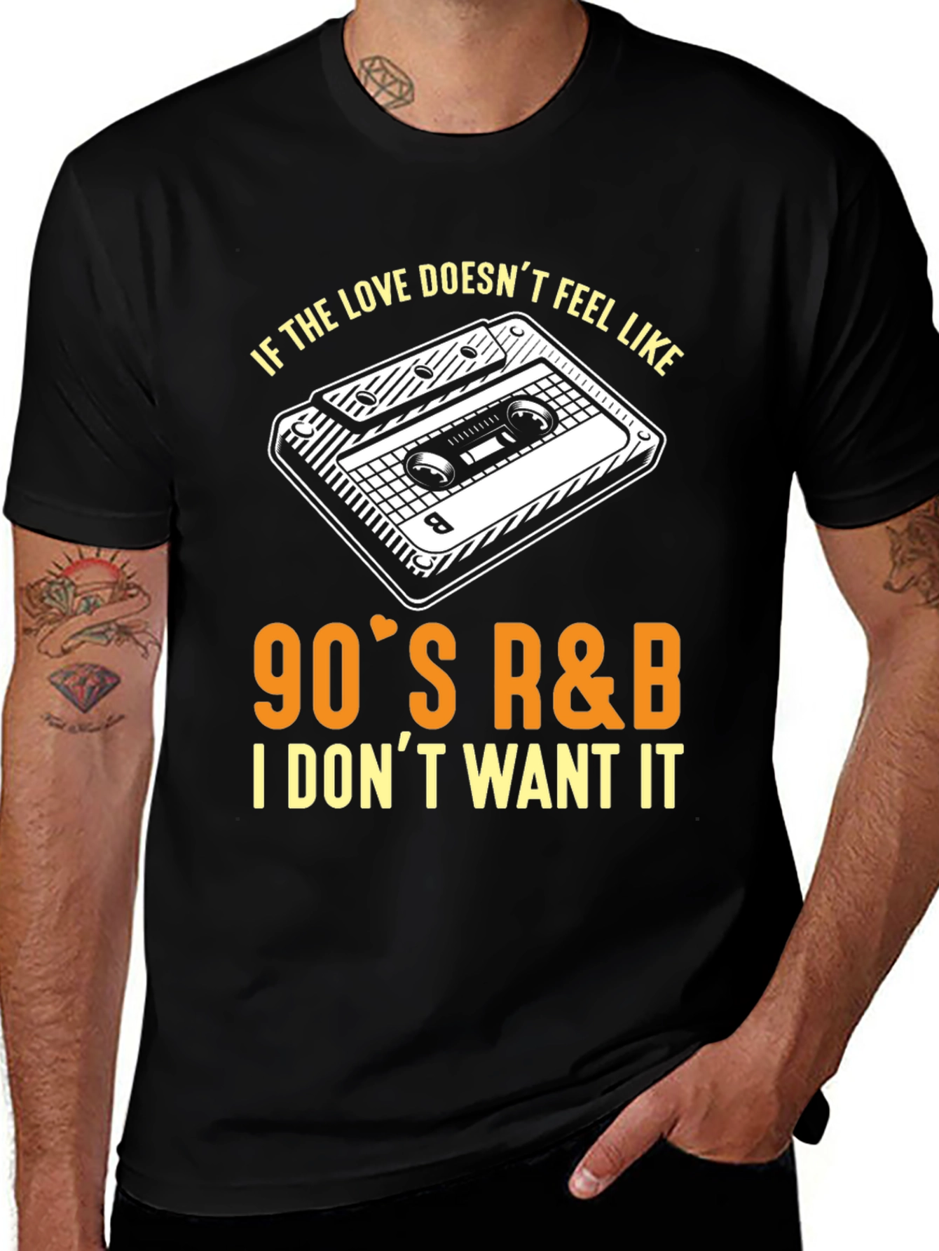 Variant 21 of 90's R&B Cassette Tape Graphic T-Shirt