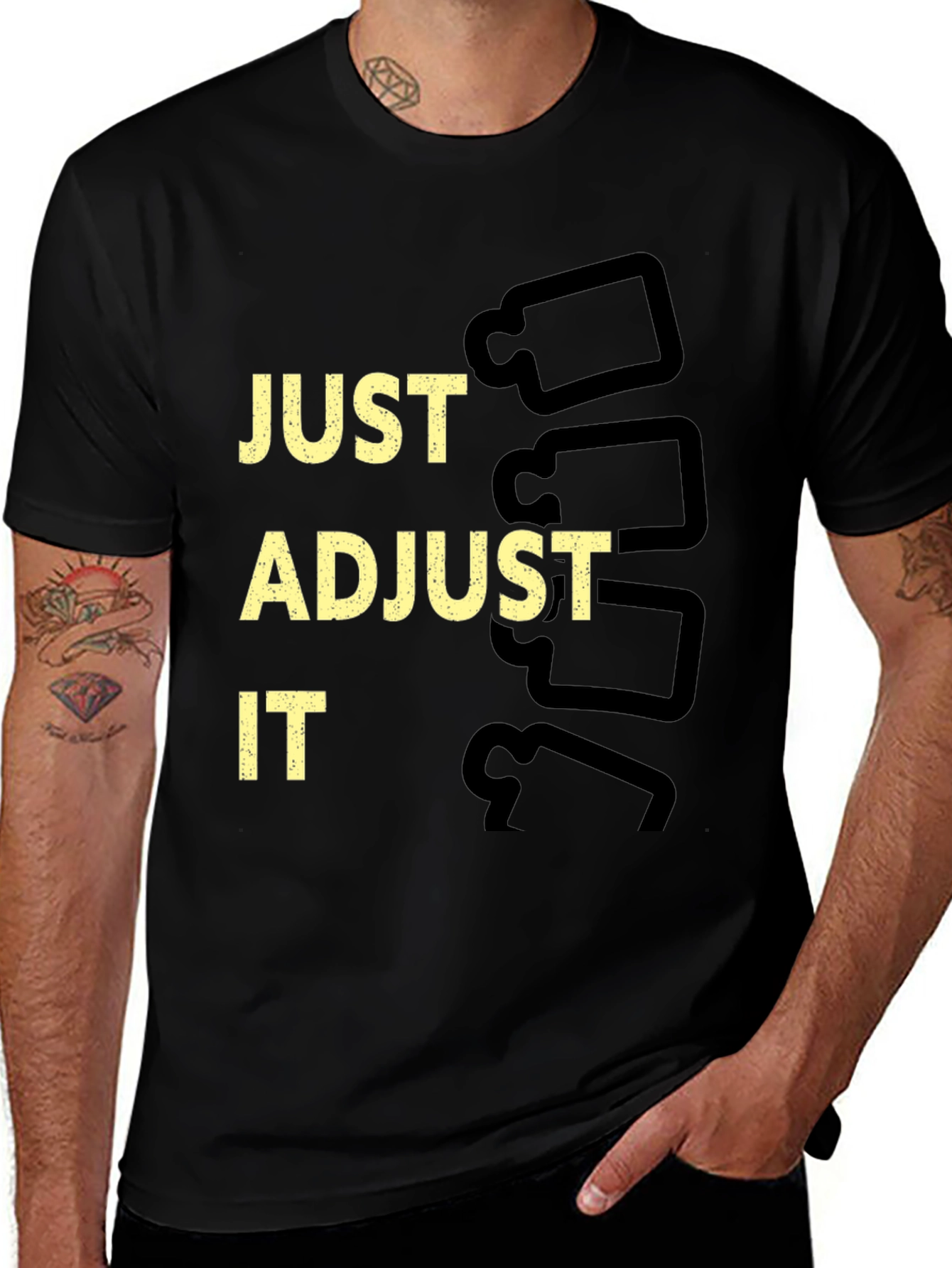 Variant 11 of Just Adjust It Chiropractic T-Shirt