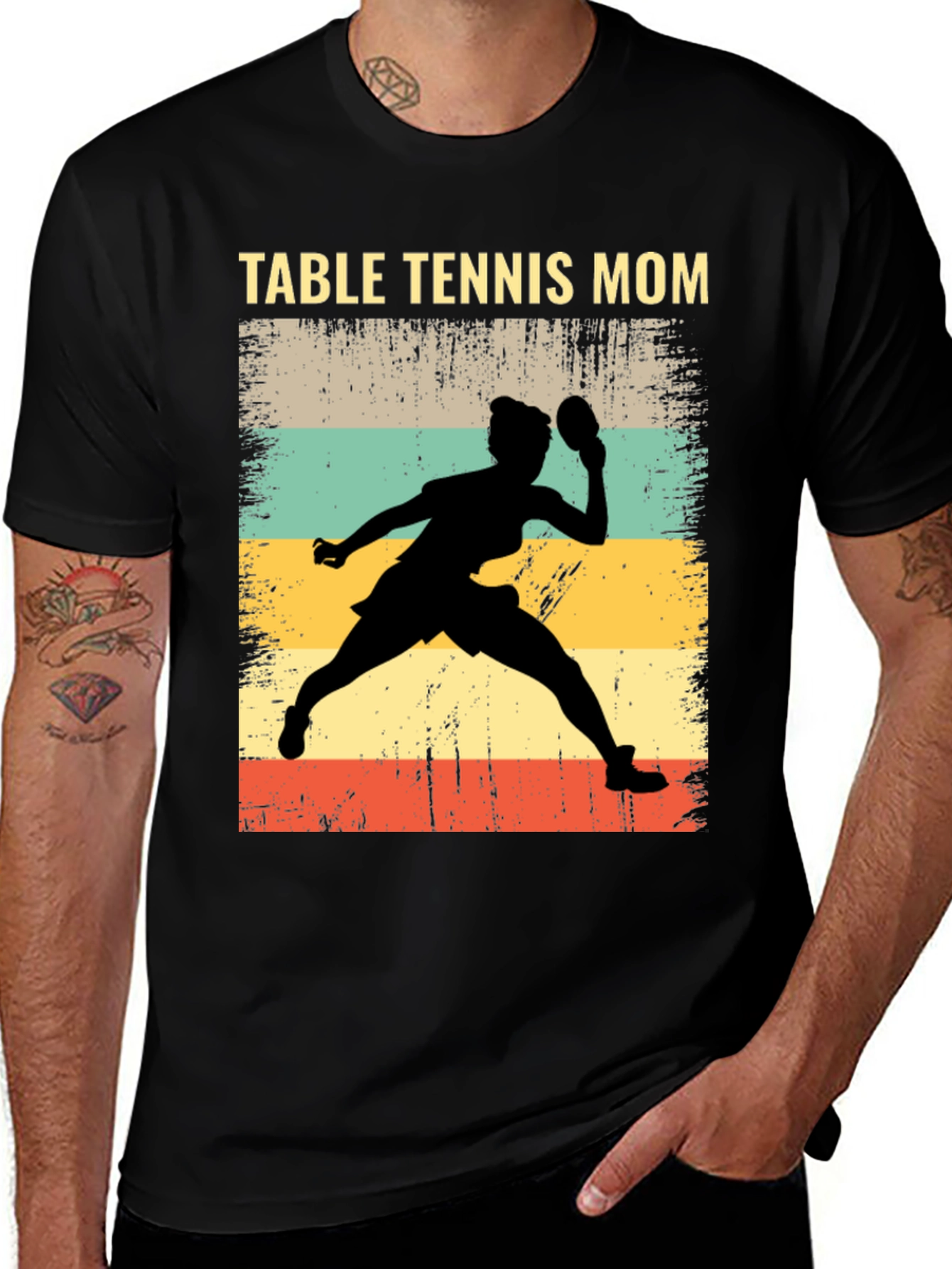 Variant 4 of Table Tennis Mom T-Shirt