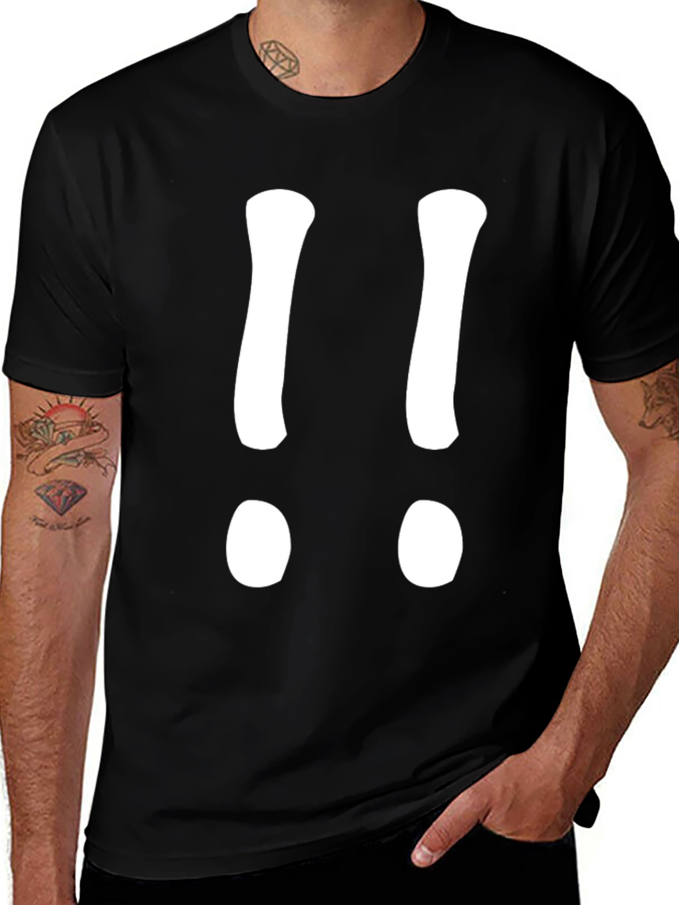 Variant 19 of Bold Exclamation T-Shirt - Statement Tee