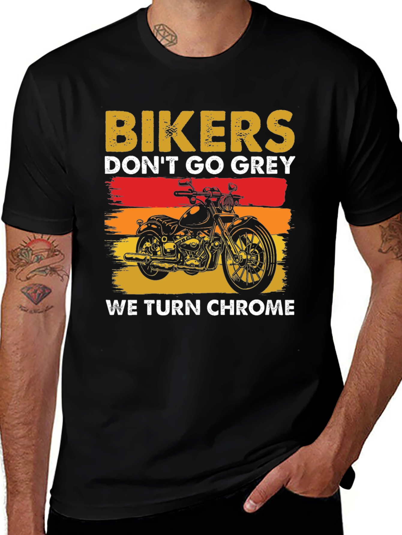 Bikers Don't Go Grey T-Shirt