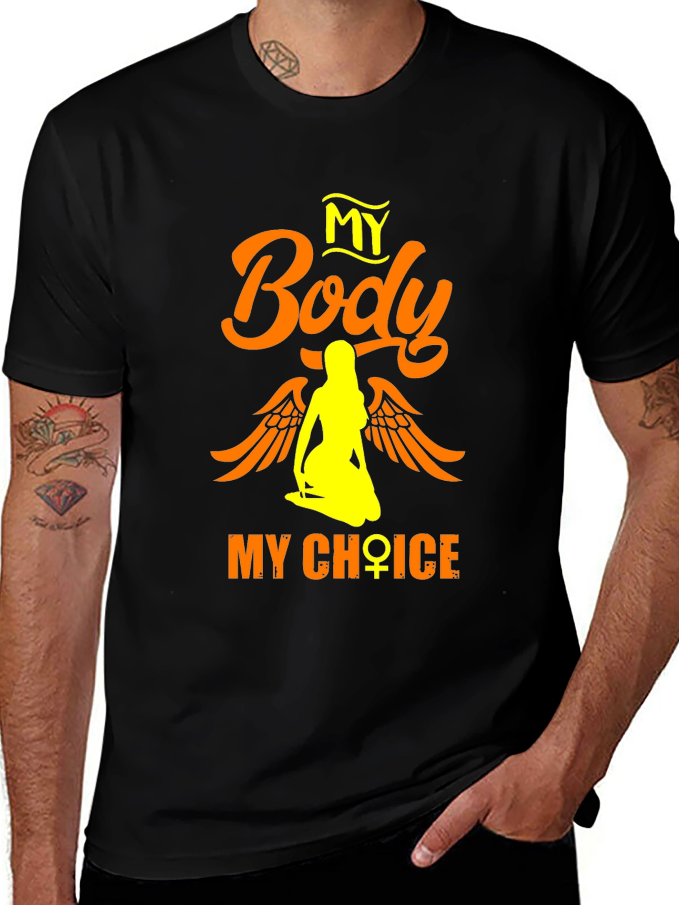 Variant 16 of My Body My Choice Graphic T-Shirt - Pro Choice Tee