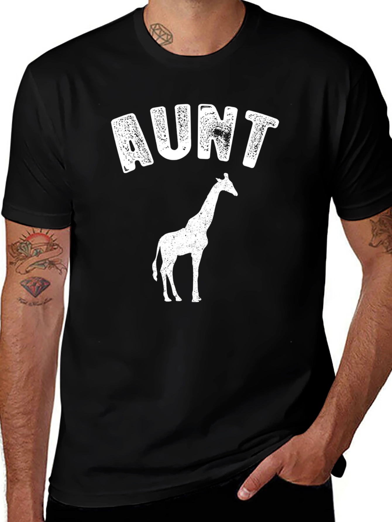Variant 12 of Aunt Giraffe Graphic T-Shirt