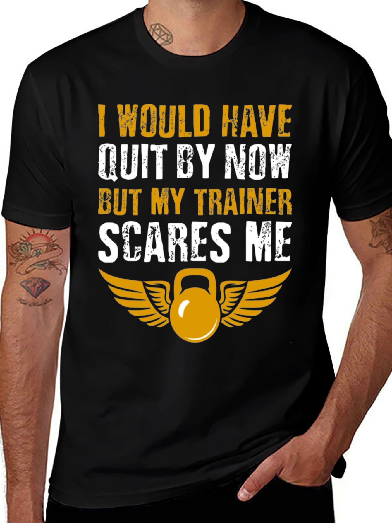 Variant 23 of Funny Trainer T-Shirt - I Would Have Quit