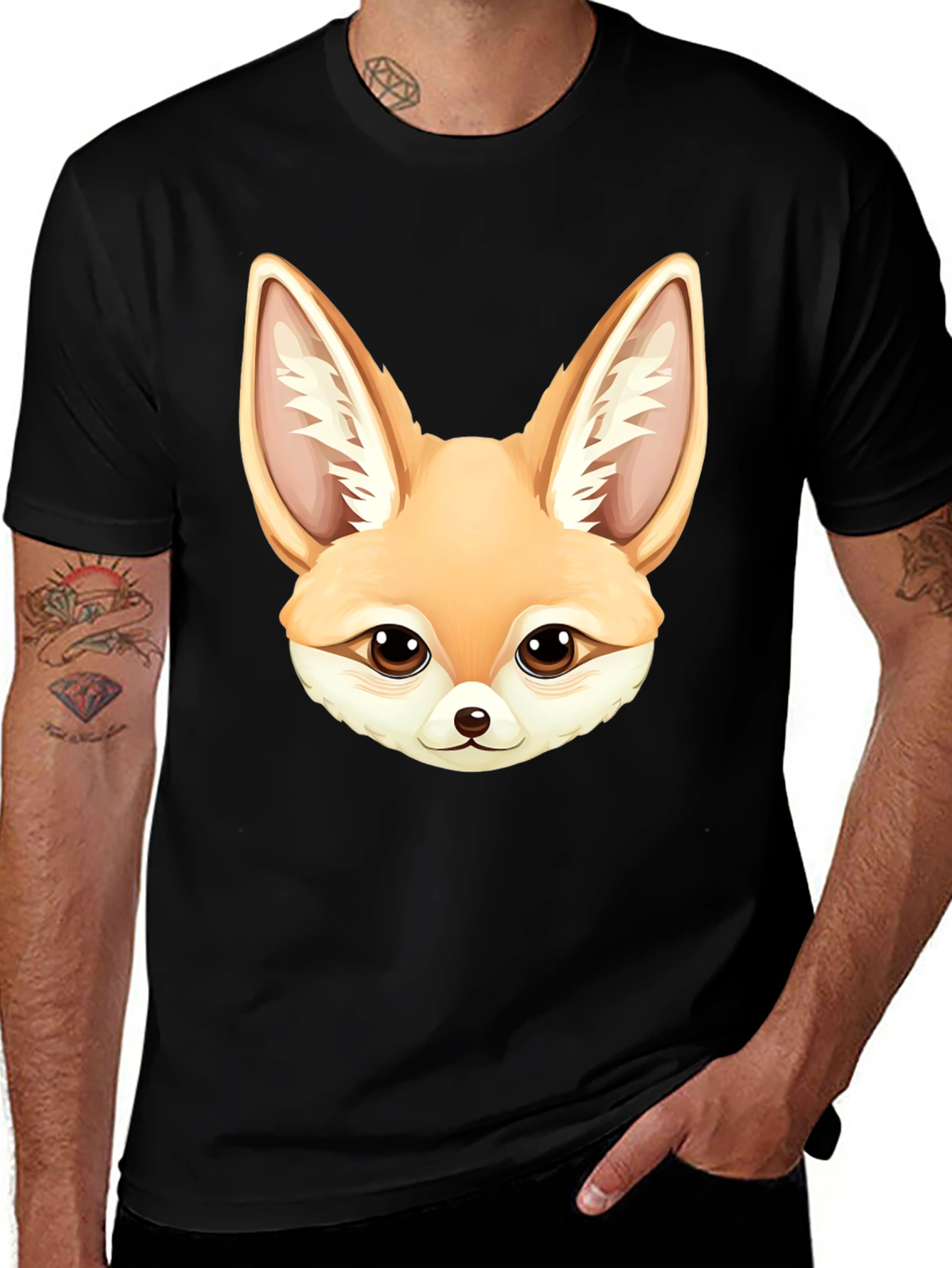Variant 30 of Fennec Fox T-Shirt - Cute Animal Graphic Tee