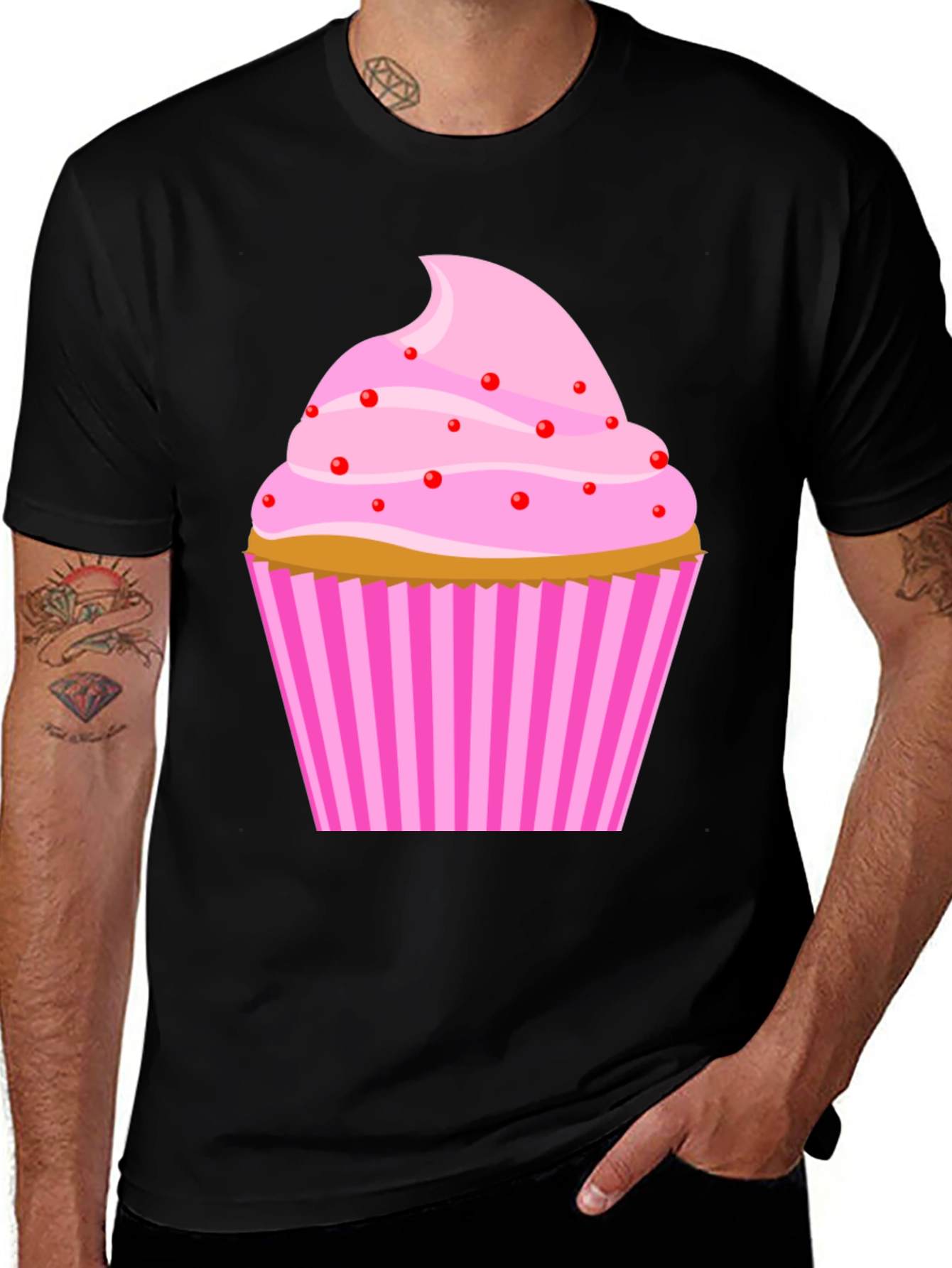 Variant 4 of Cupcake T-Shirt - Sweet Treat Design